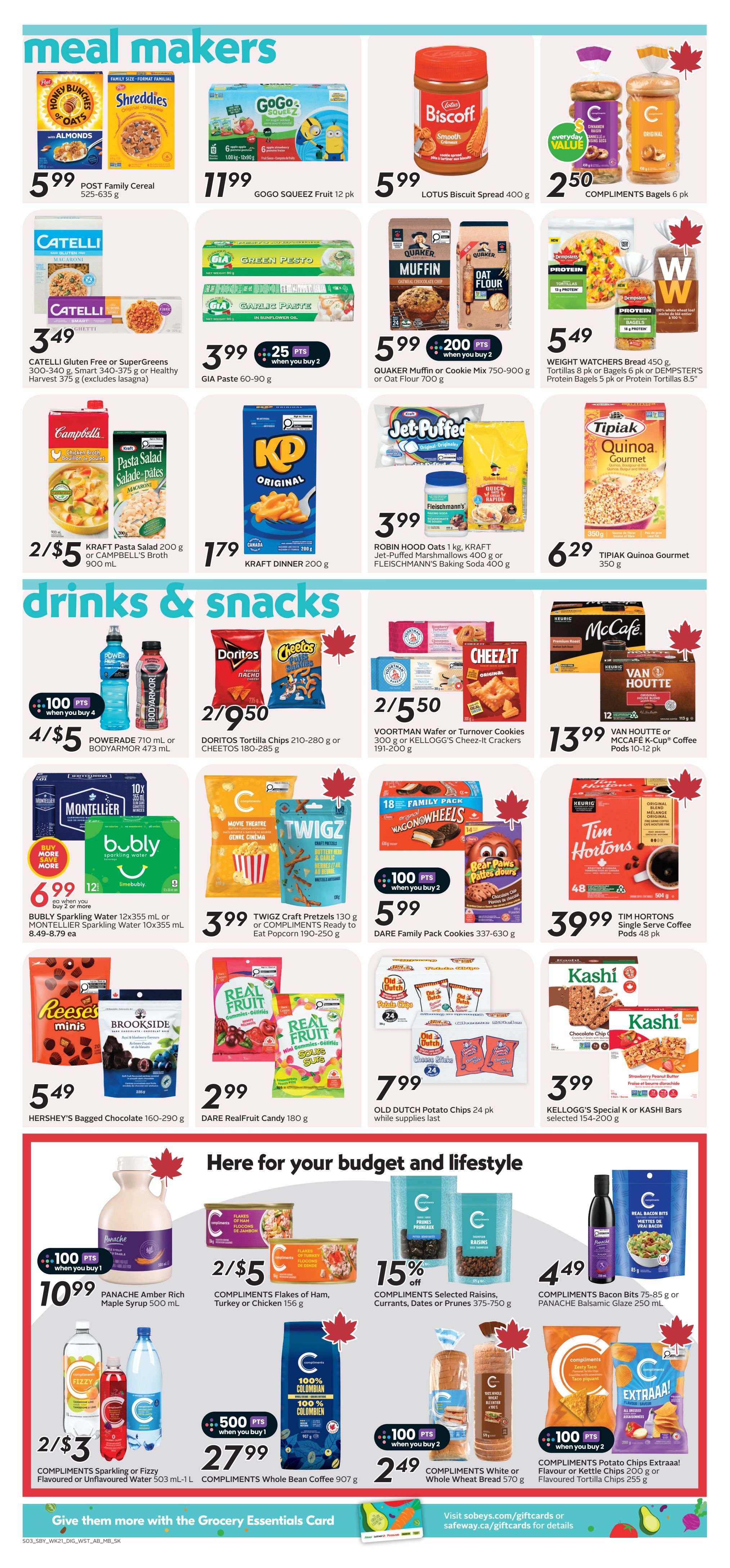 Sobeys/Safeway (SK & MB) Flyer September 17 to 23