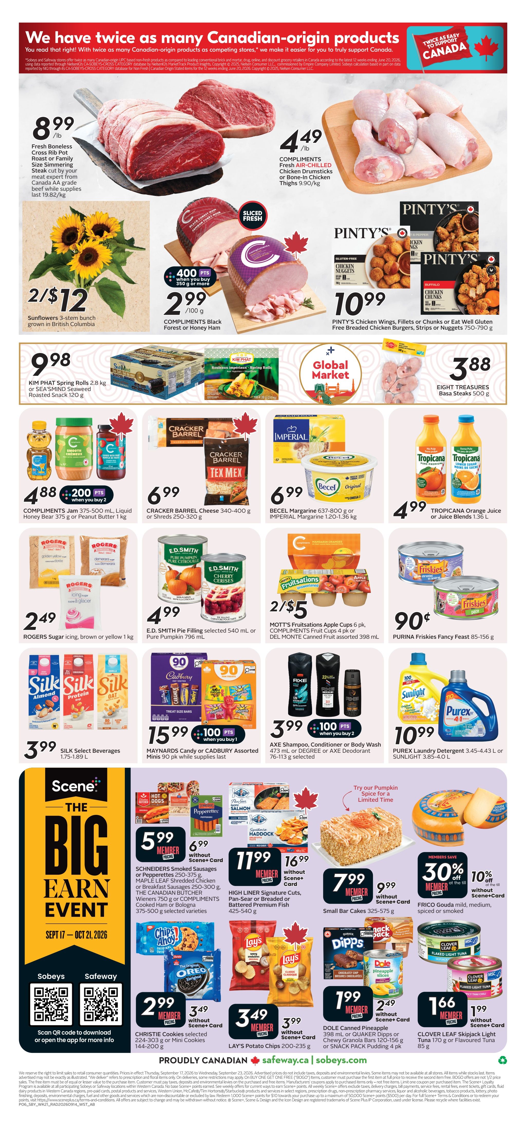 Sobeys/Safeway (AB) Flyer September 17 to 23