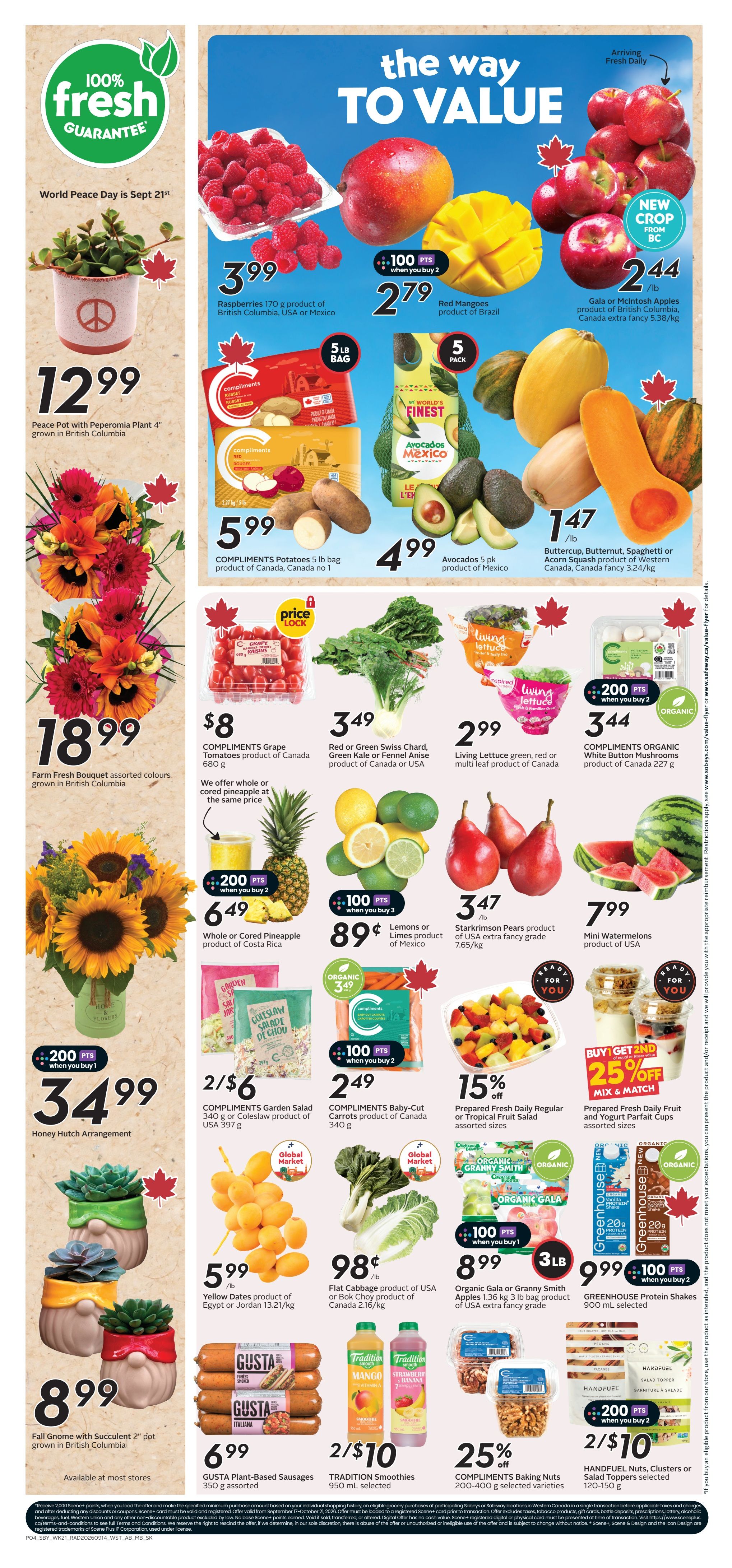 Sobeys/Safeway (AB) Flyer September 17 to 23