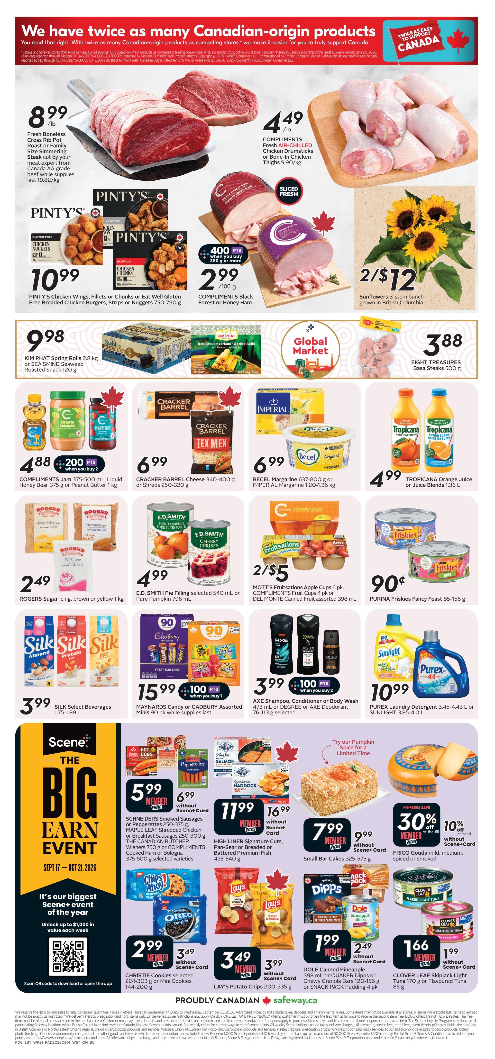 Safeway (BC) Flyer September 17 to 23