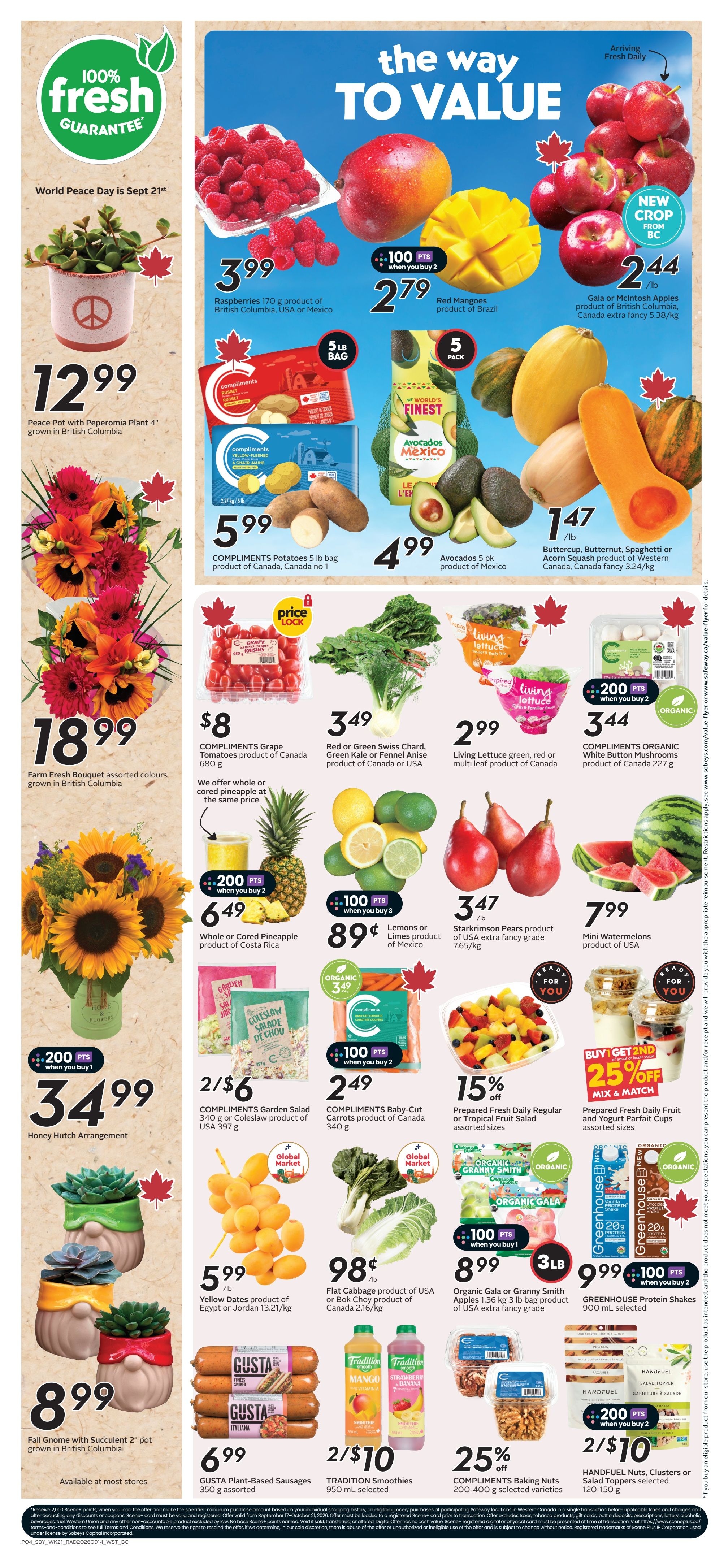 Safeway (BC) Flyer September 17 to 23
