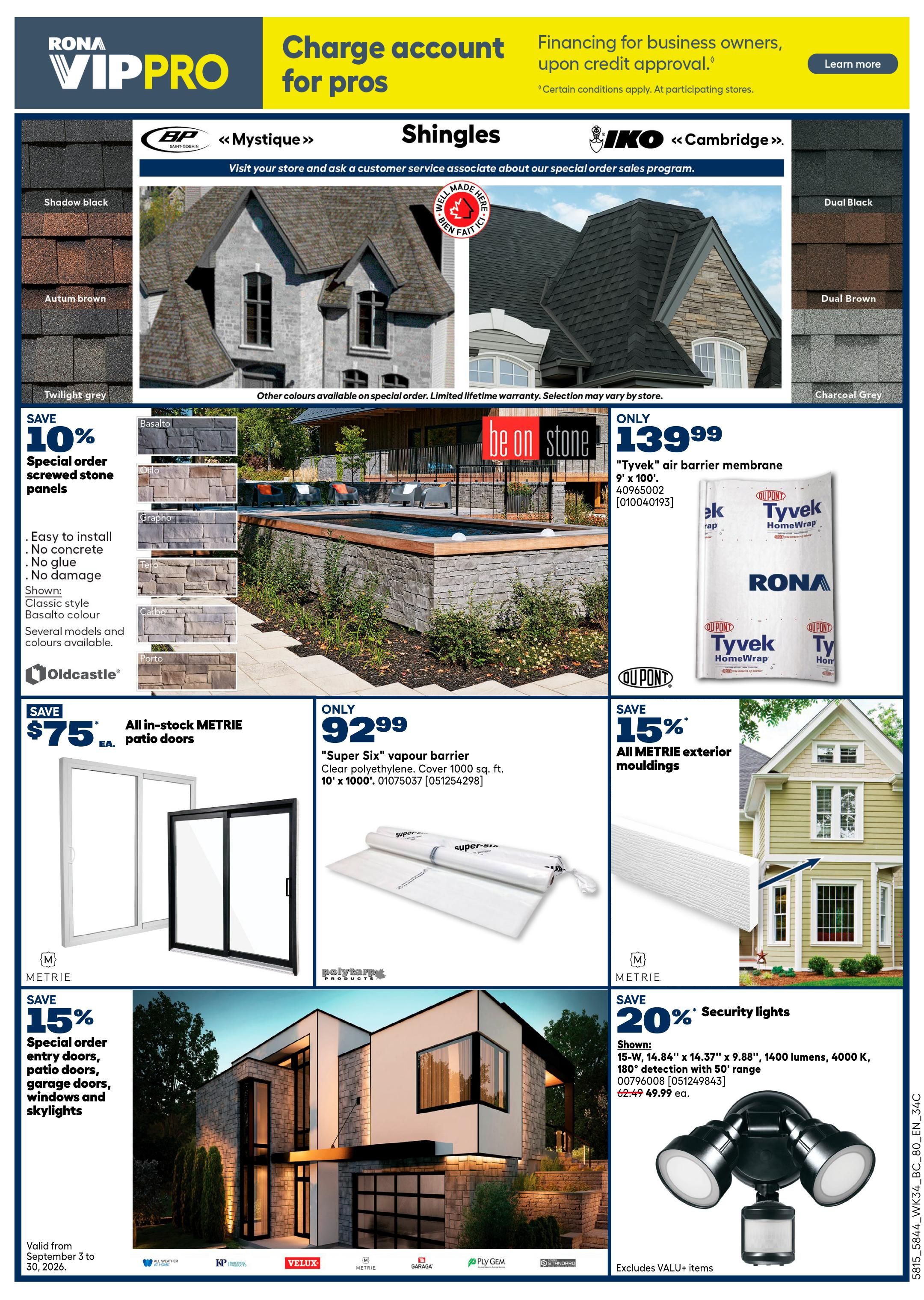 Rona & Rona+ (BC) Flyer September 17 to 23