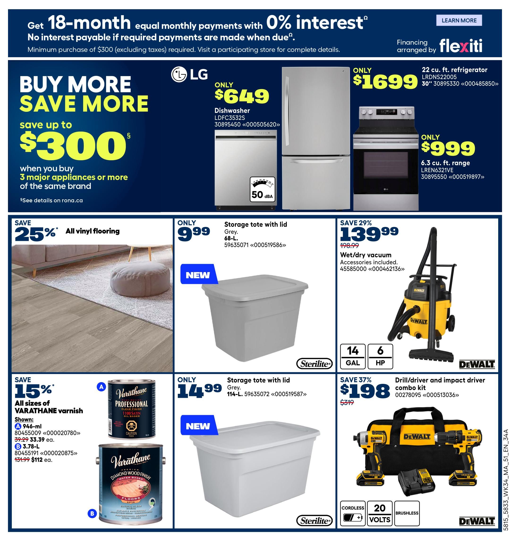Rona & Rona+ (Atlantic) Flyer September 17 to 23