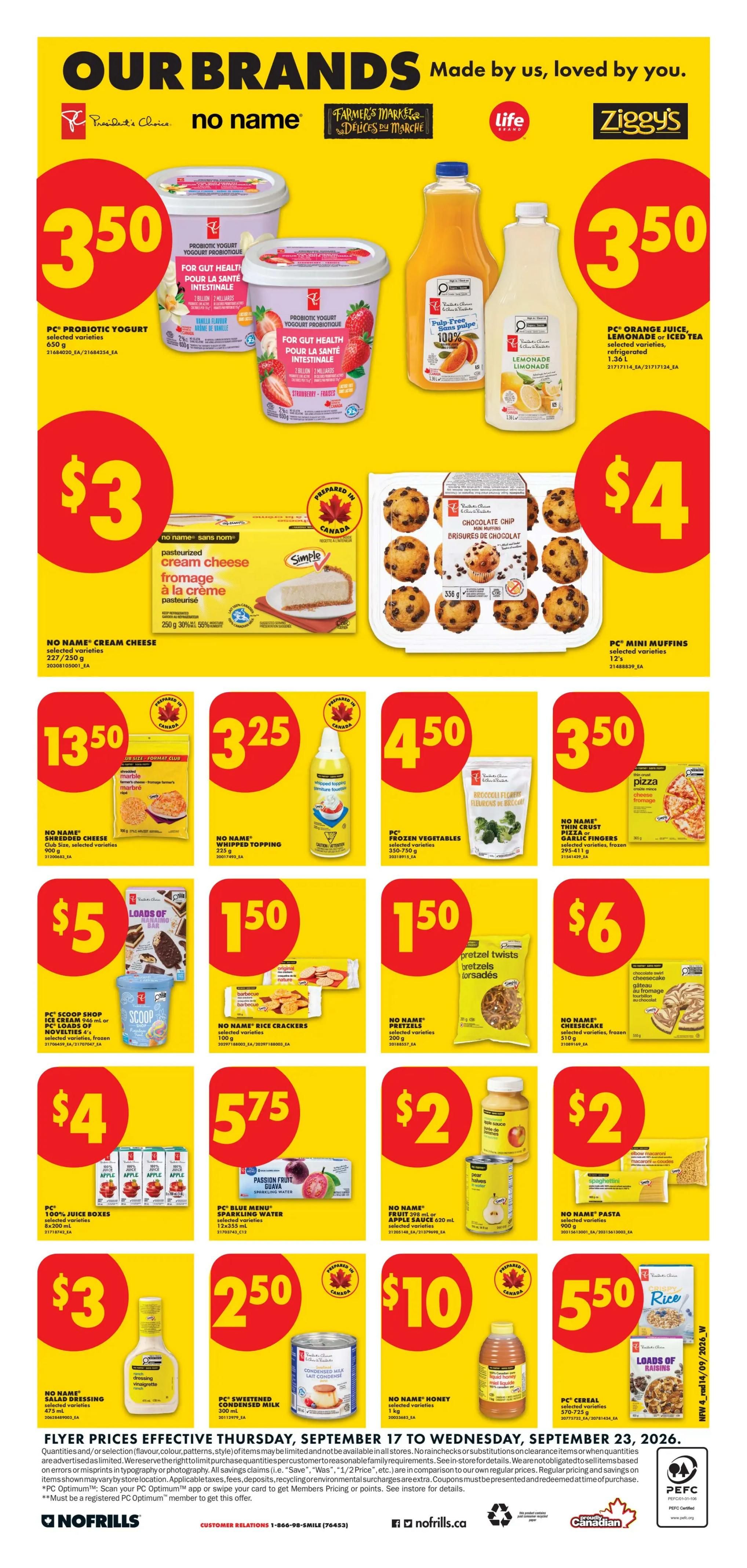 No Frills (West) Flyer September 17 to 23