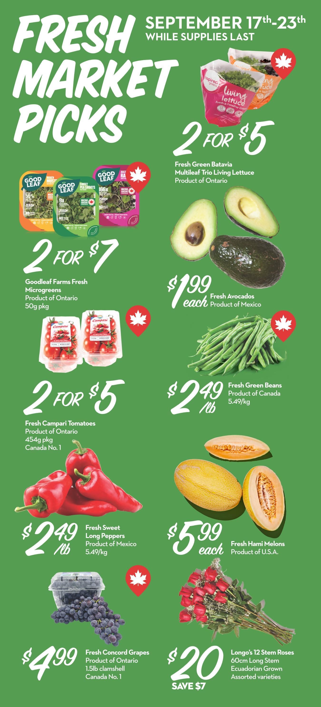 Longo's Flyer September 17 to 23