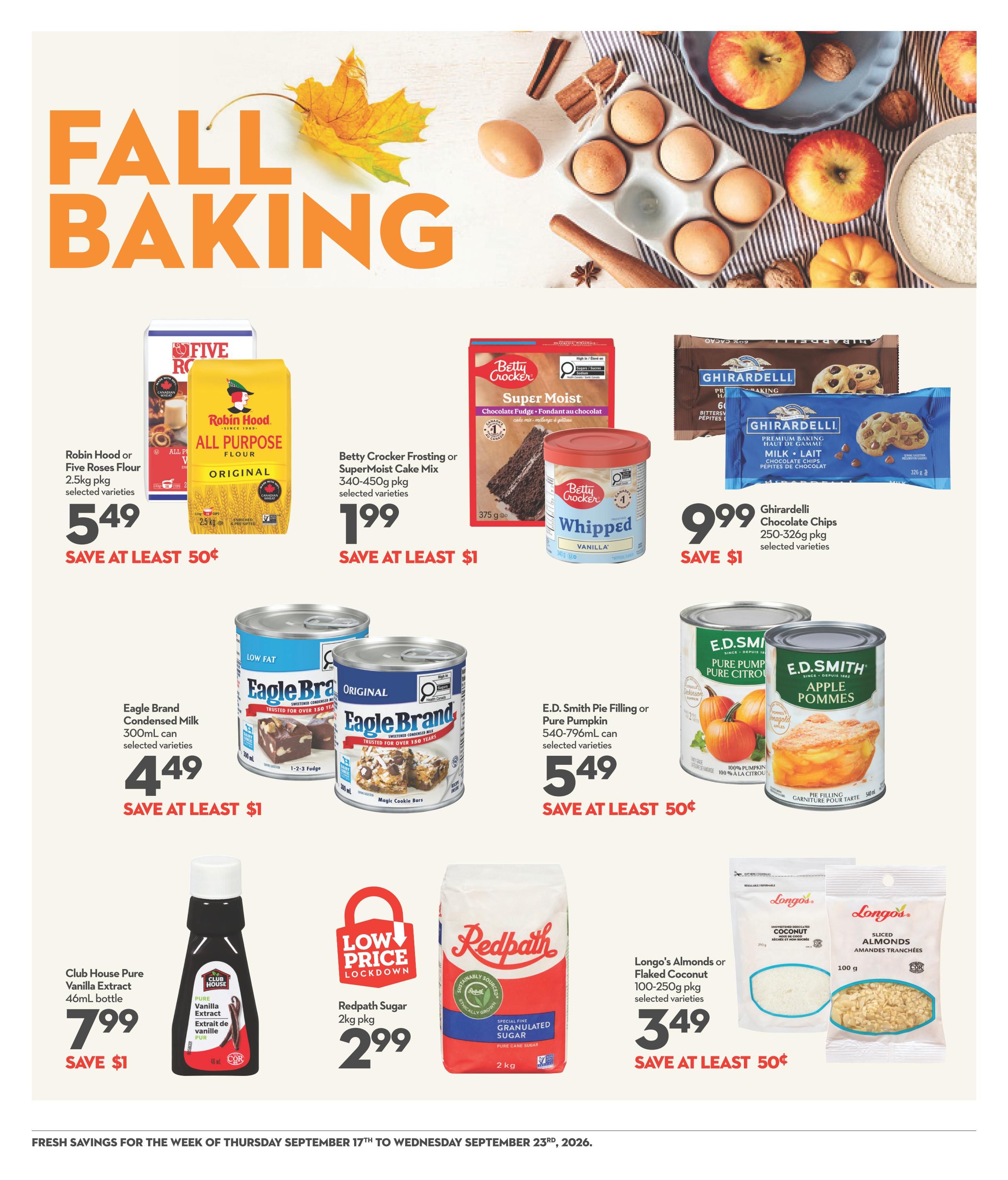 Longo's Flyer September 17 to 23