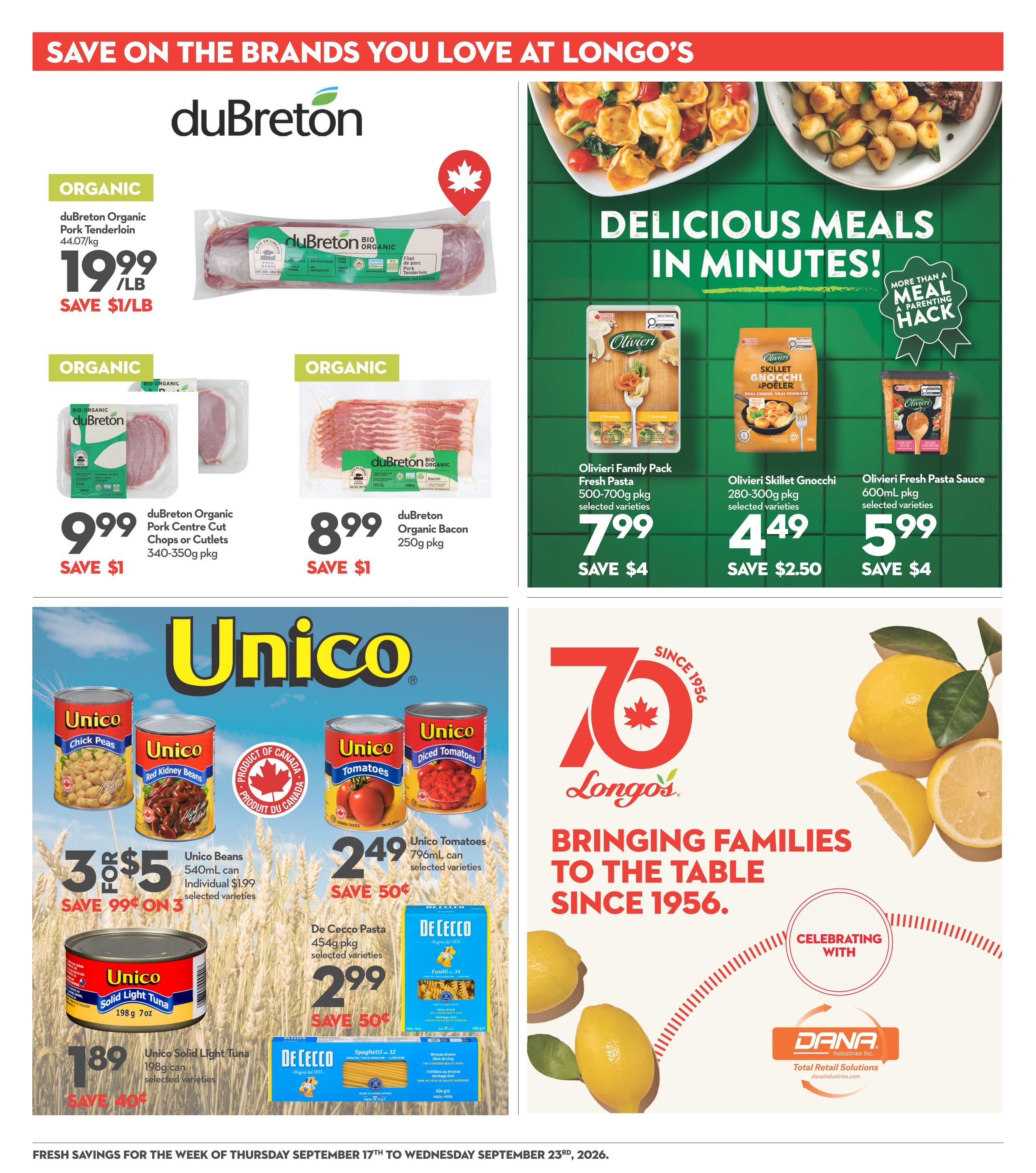 Longo's Flyer September 17 to 23