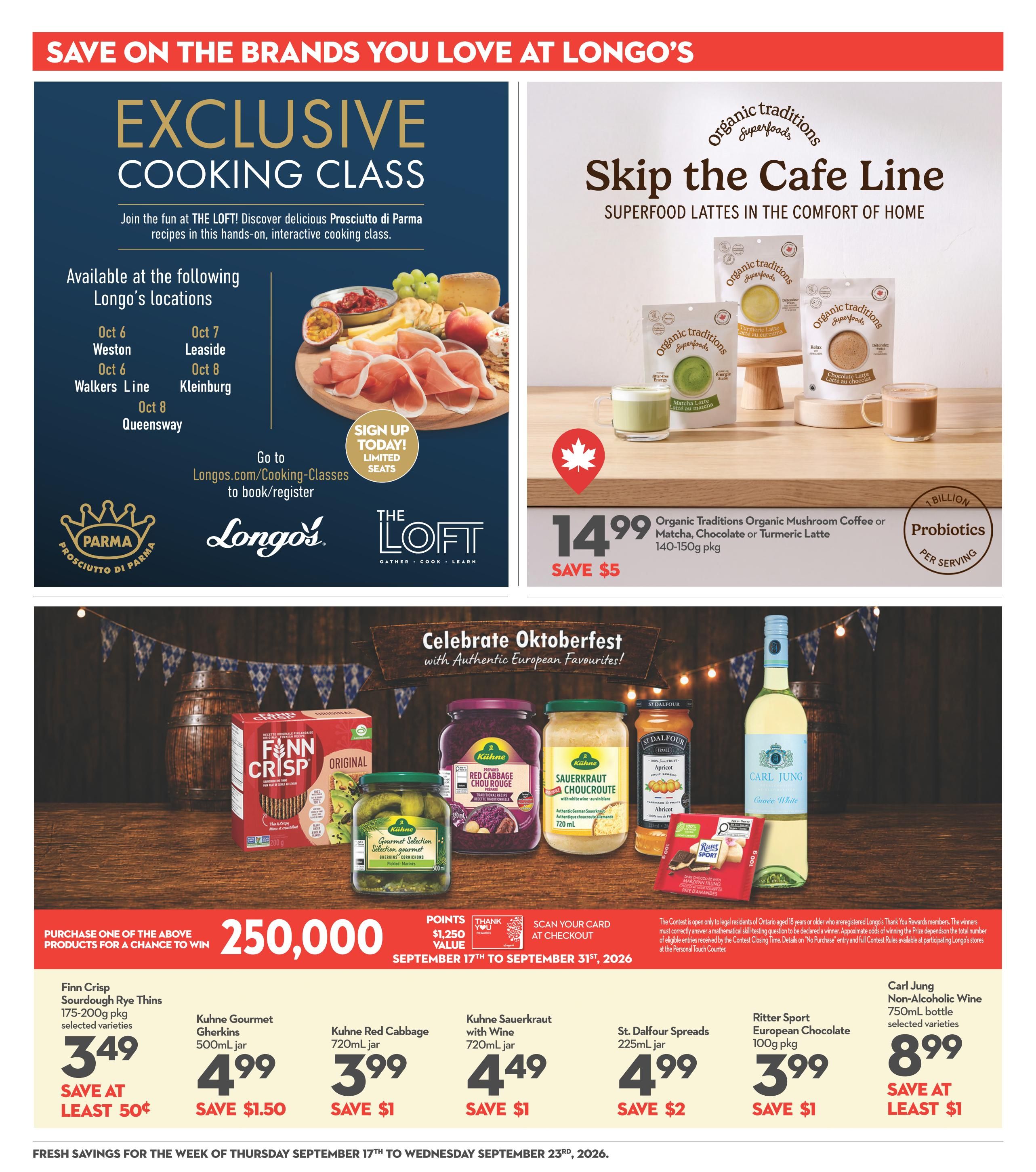 Longo's Flyer September 17 to 23