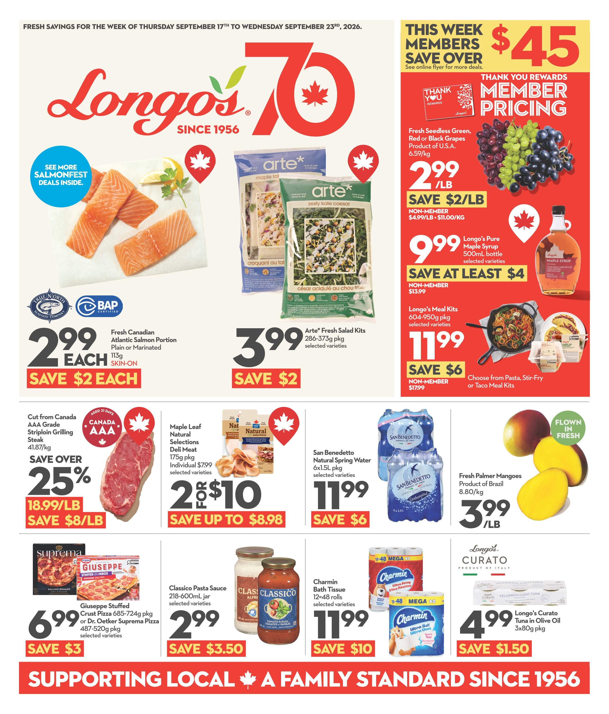 Longo's Flyer September 17 to 23