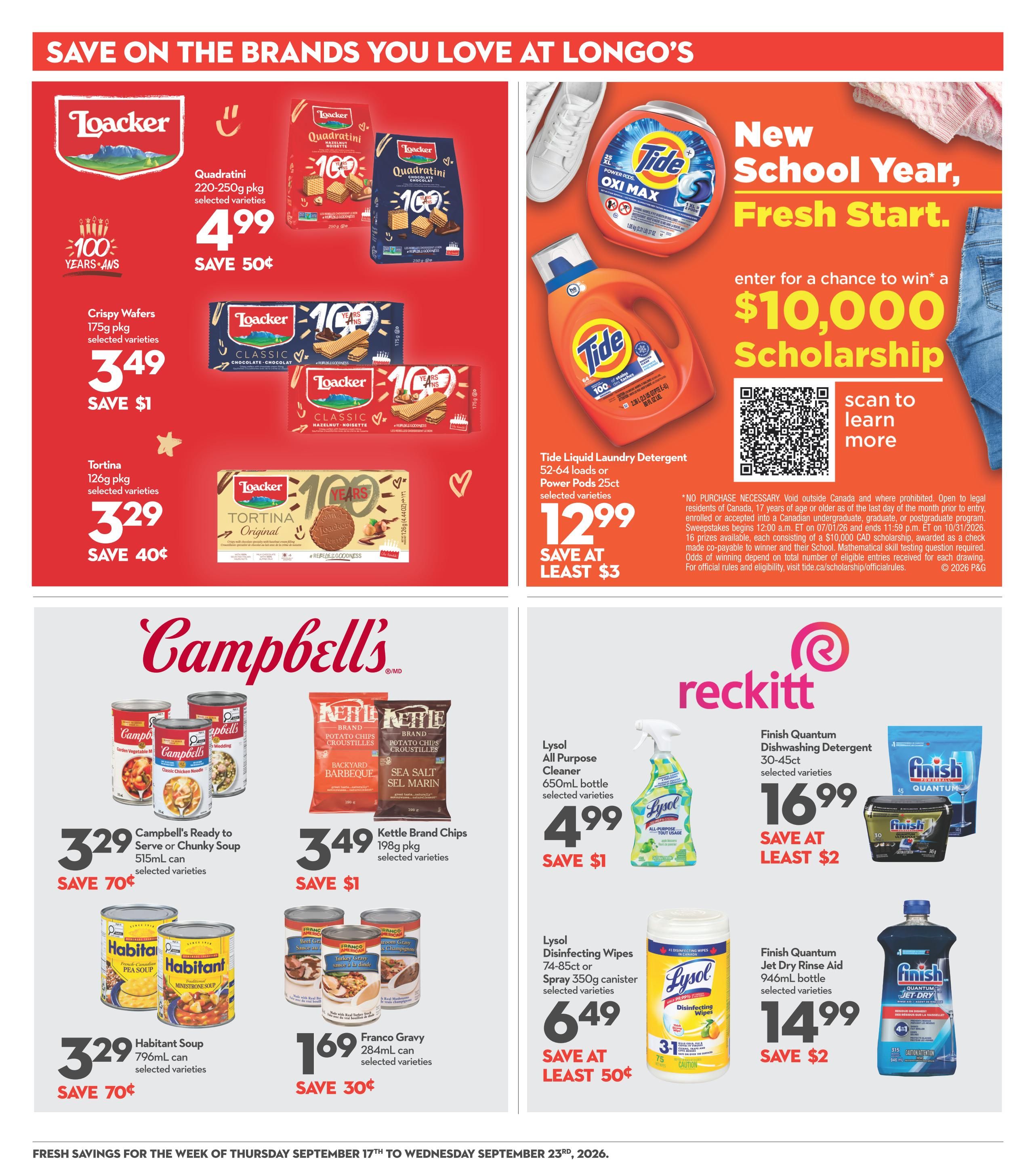 Longo's Flyer September 17 to 23