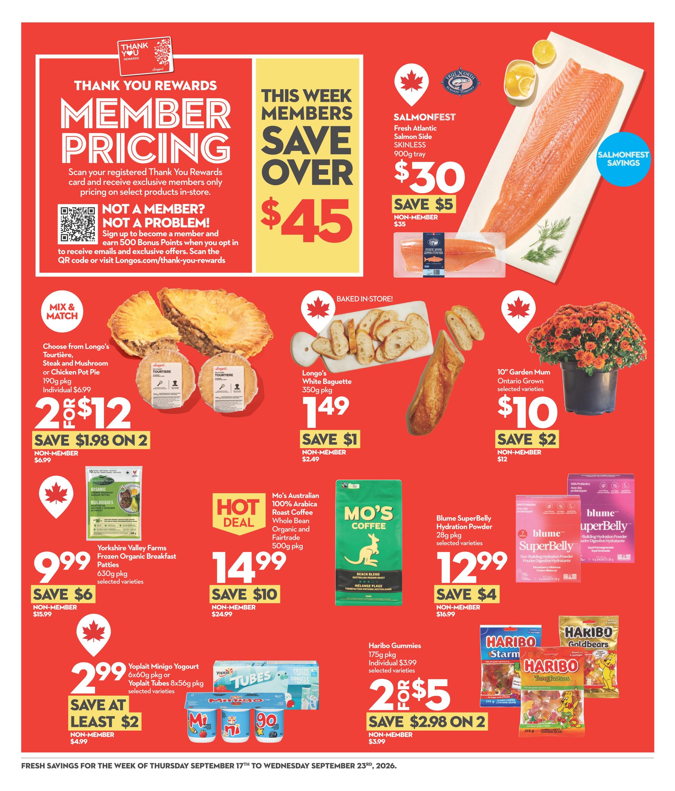 Longo's Flyer September 17 to 23