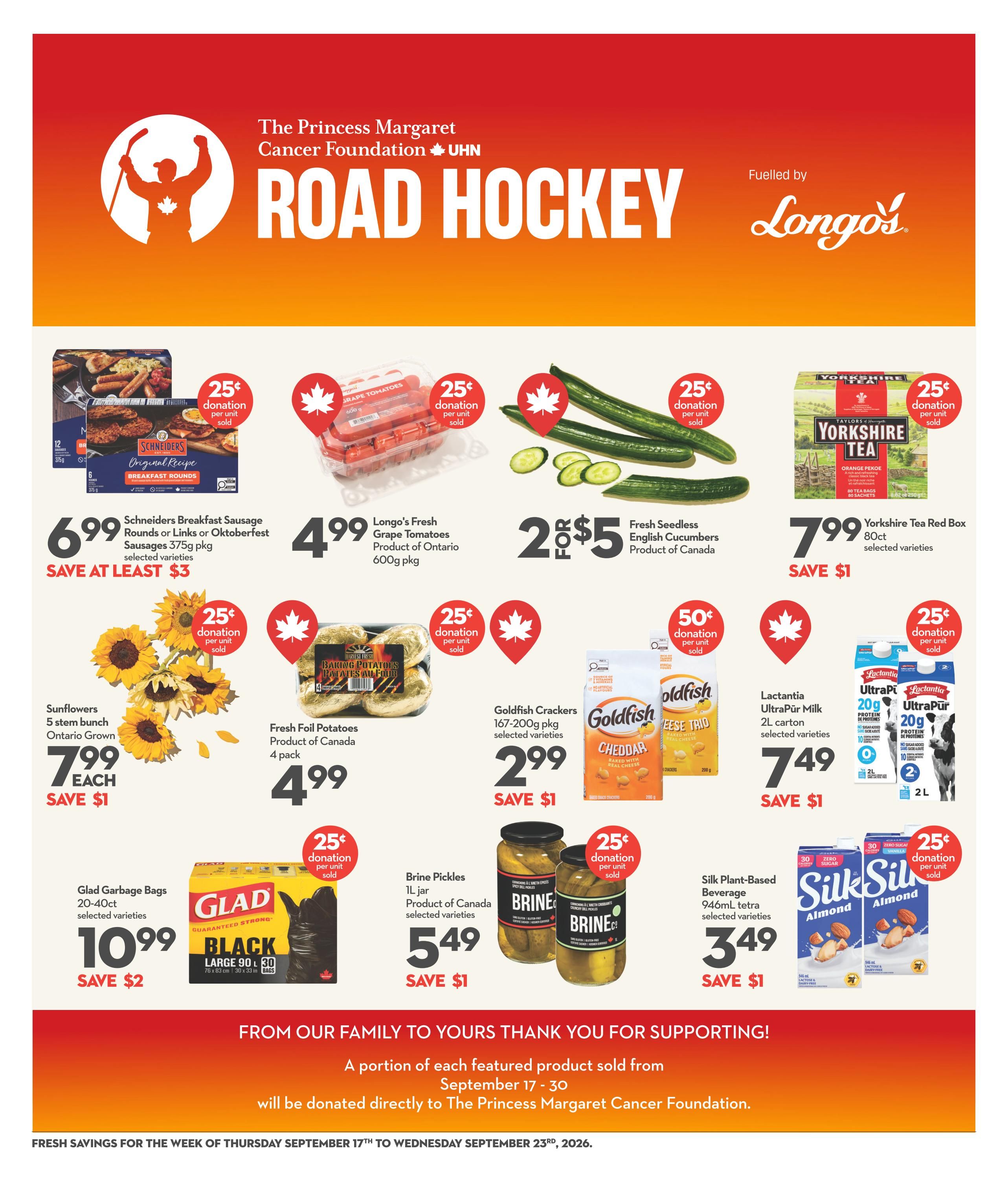 Longo's Flyer September 17 to 23