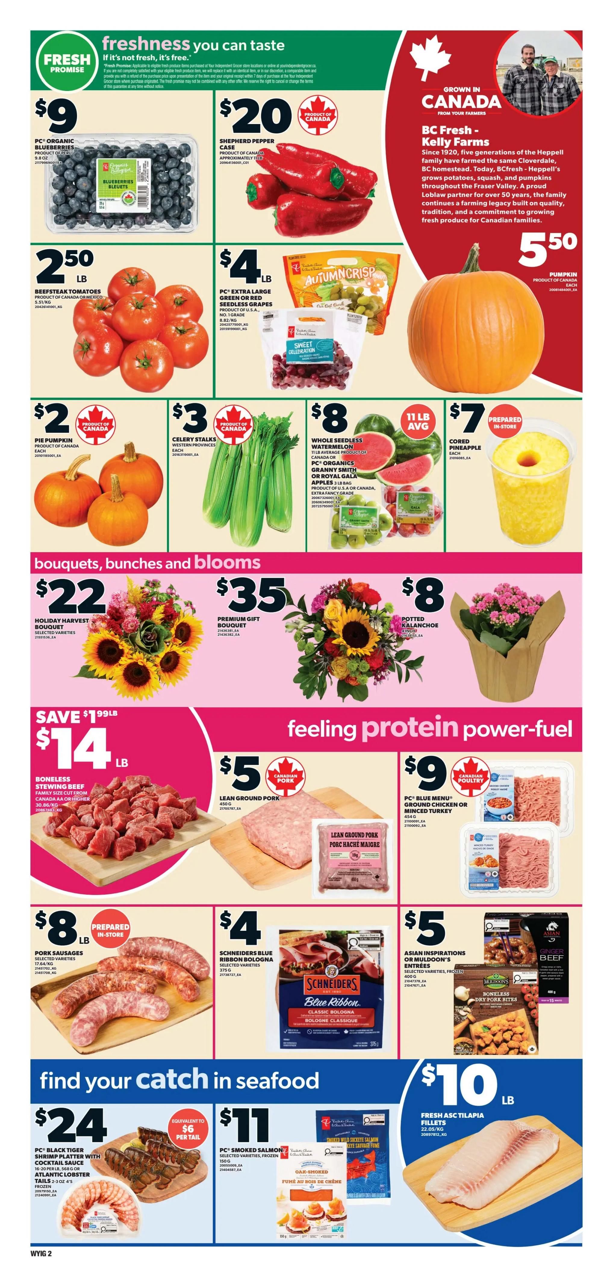 Independent Grocer (West) Flyer September 17 to 23