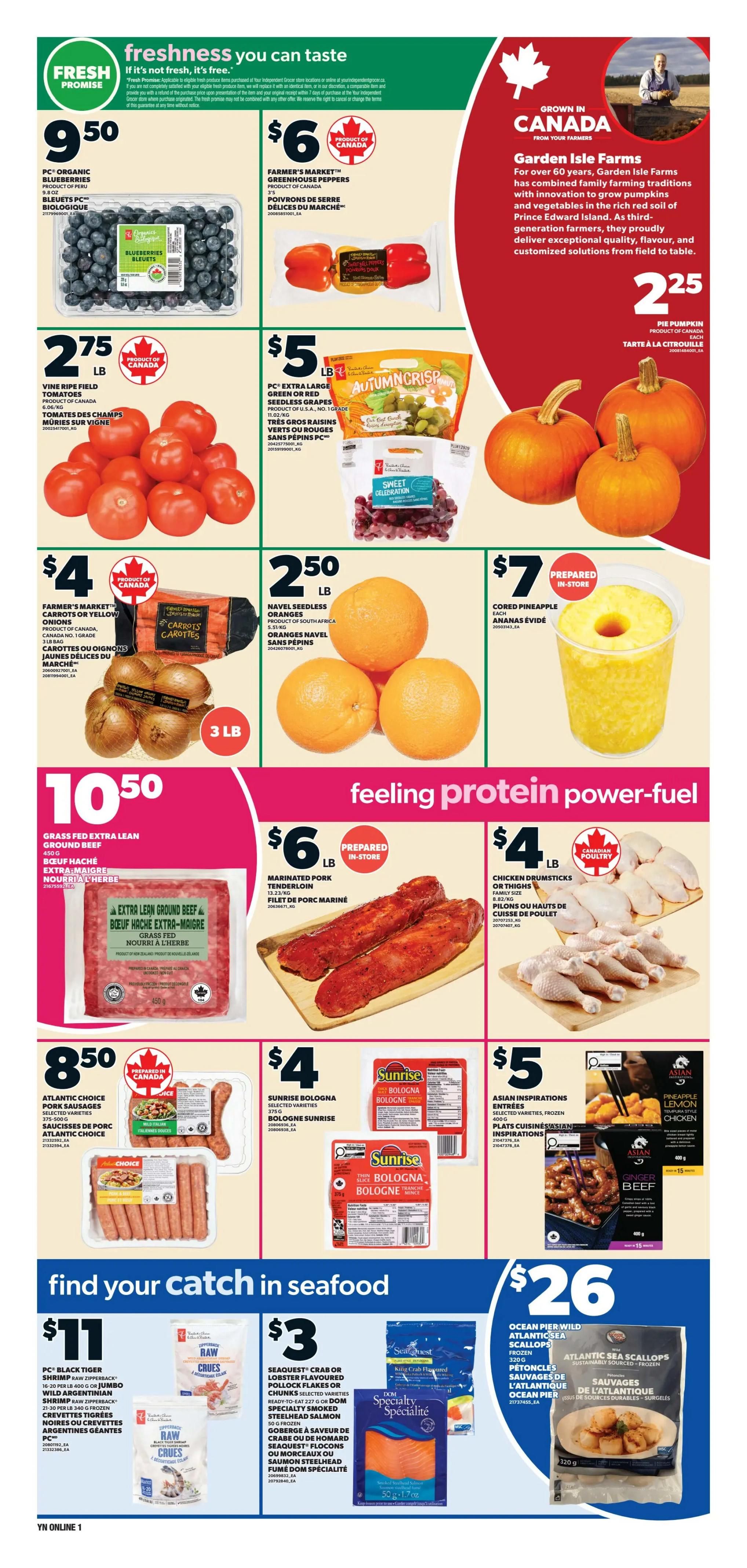 Independent Grocer (Atlantic) Flyer September 17 to 23