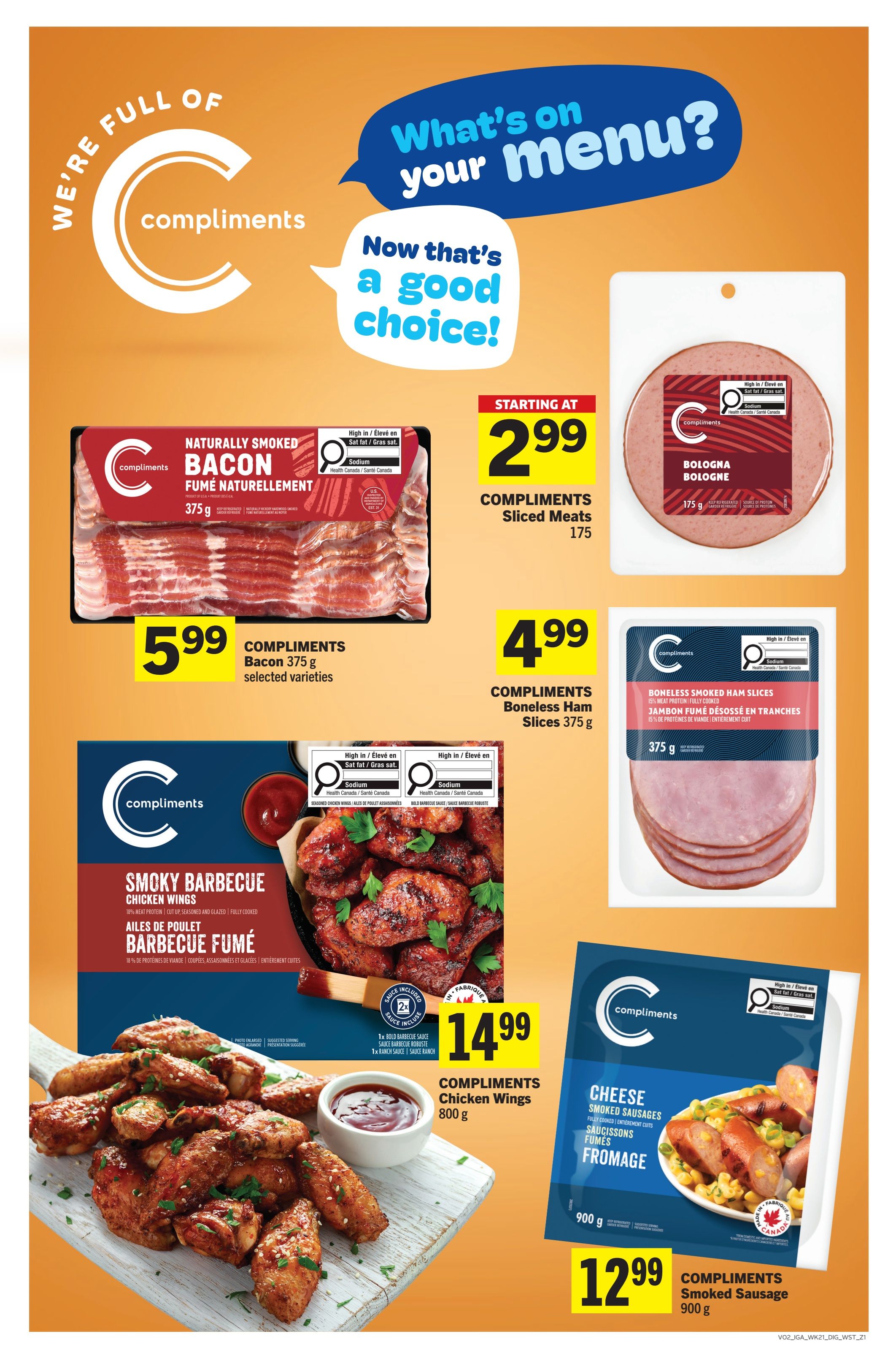 IGA (West) Flyer September 17 to 23