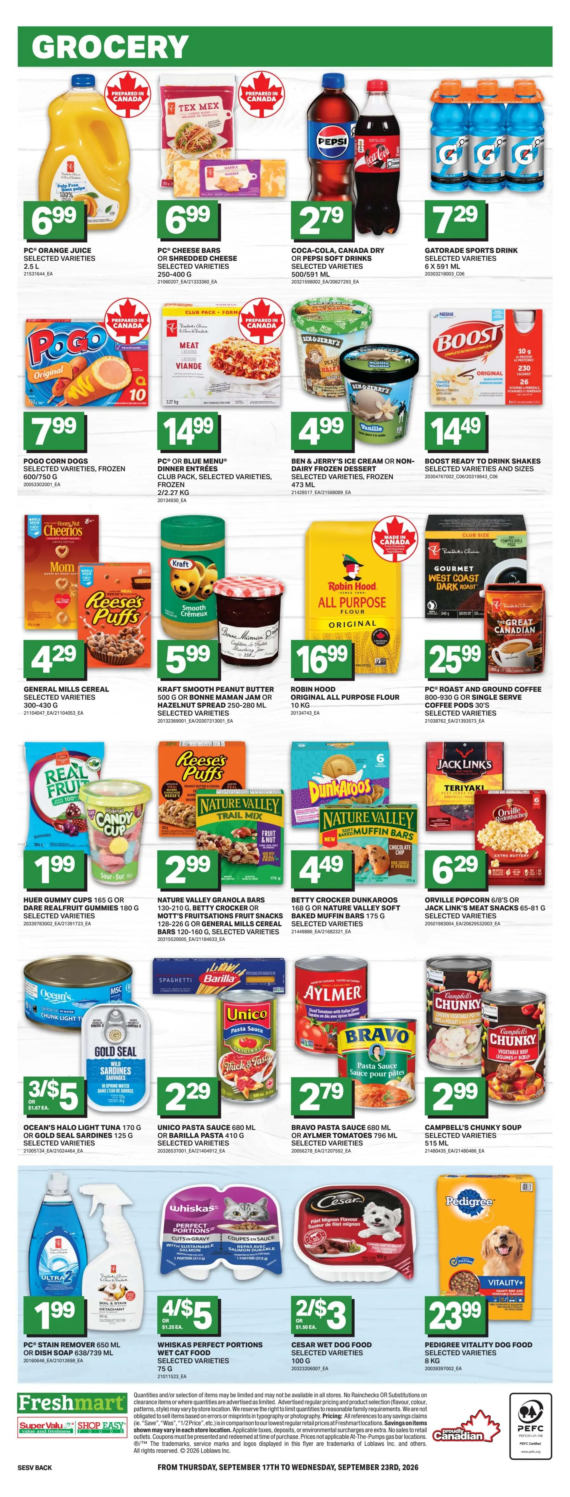 Freshmart (West) Flyer September 17 to 23