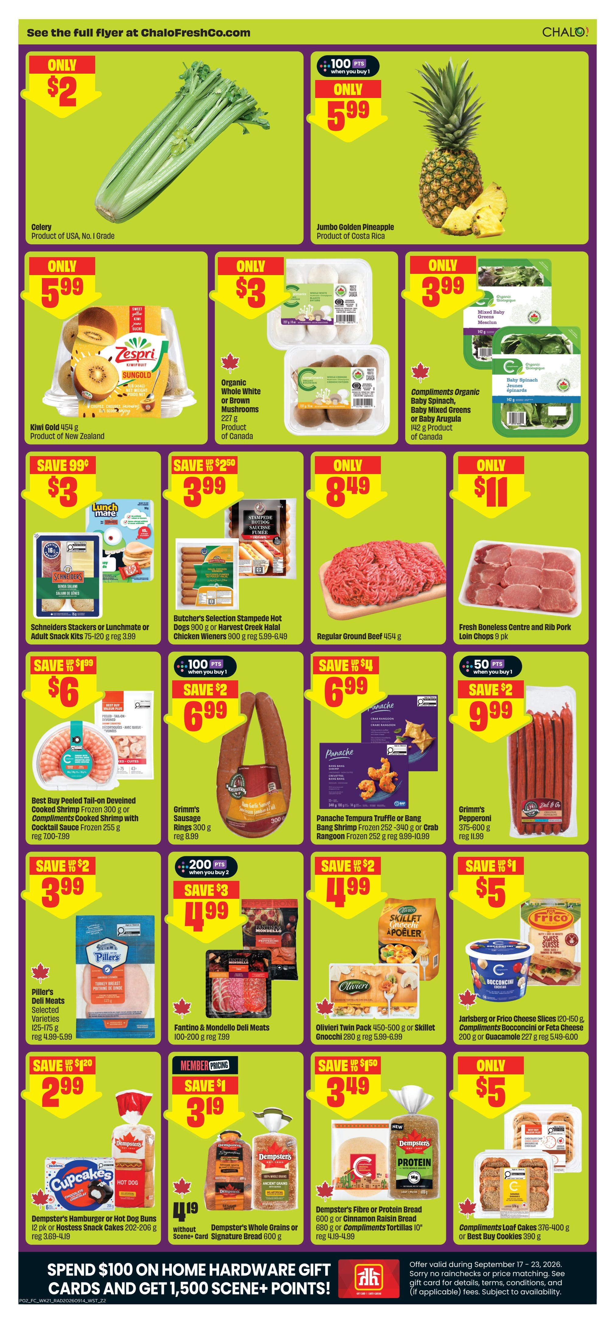 Chalo! FreshCo (West) Flyer September 17 to 23