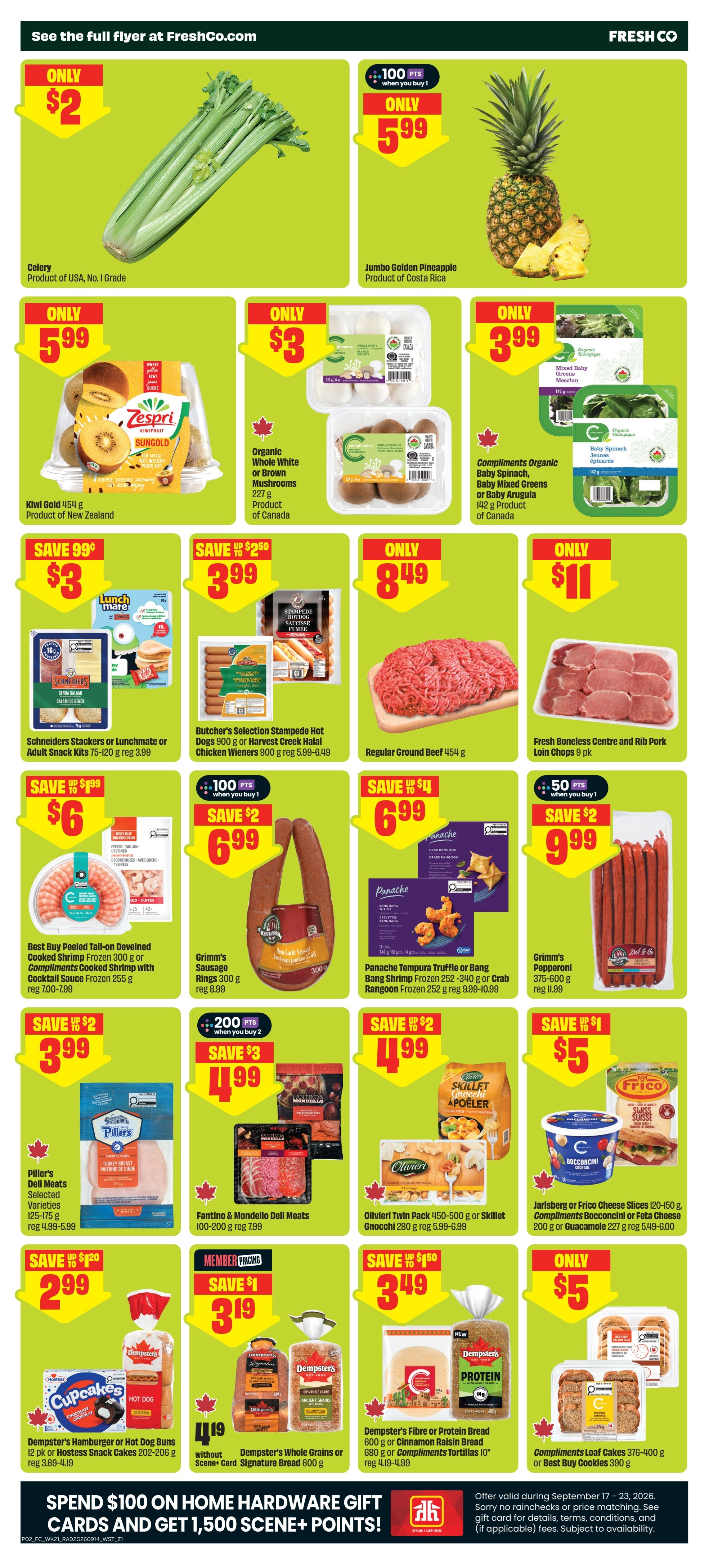 FreshCo (West) Flyer September 17 to 23