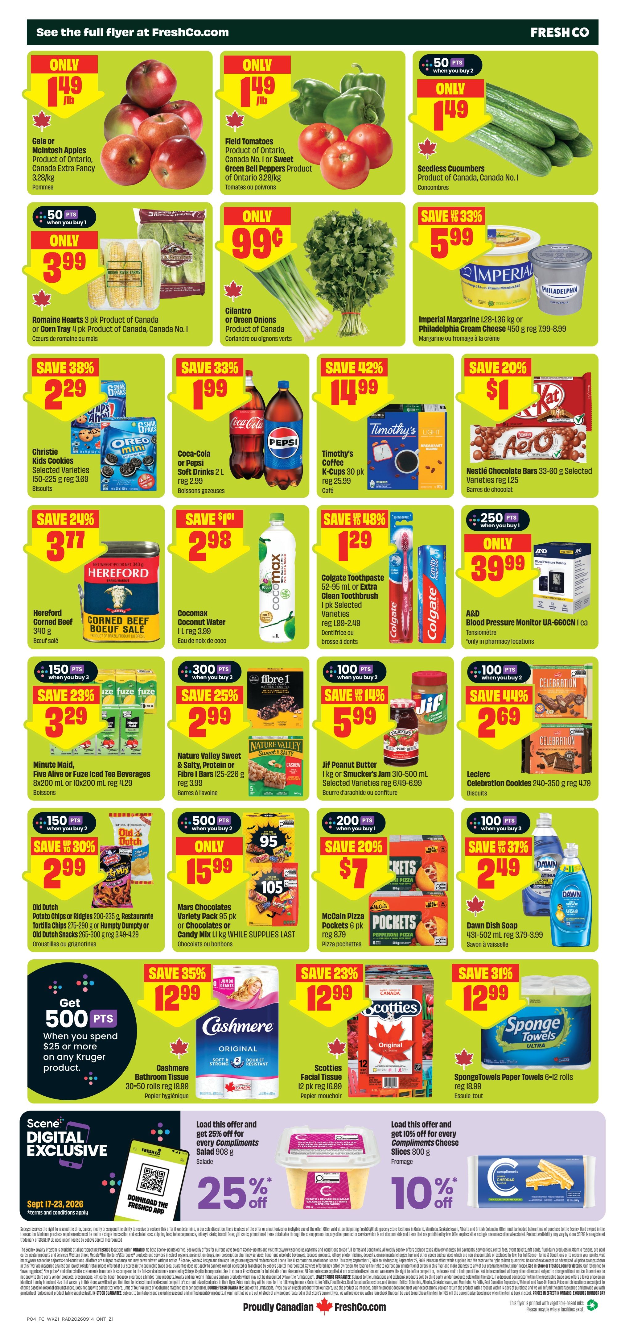 FreshCo (ON) Flyer September 17 to 23