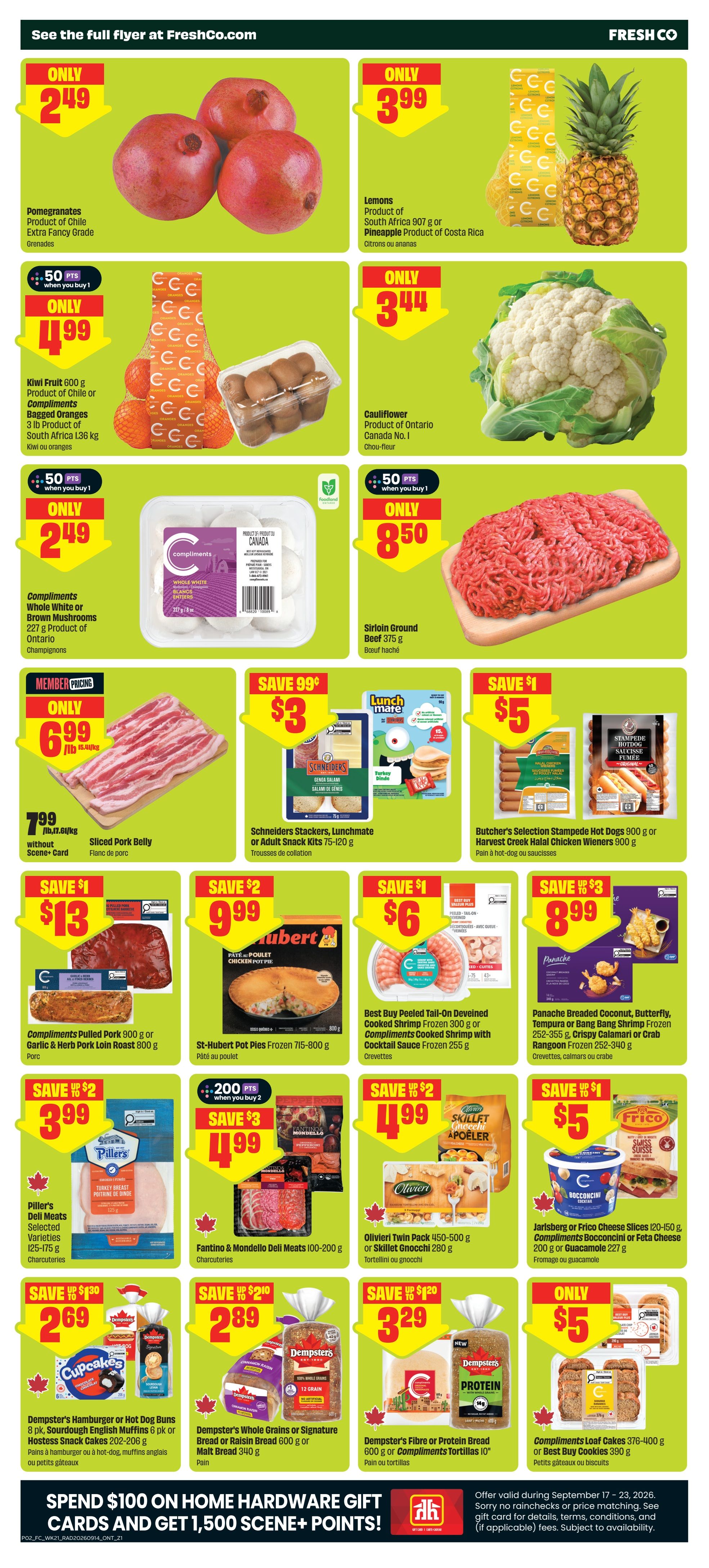FreshCo (ON) Flyer September 17 to 23