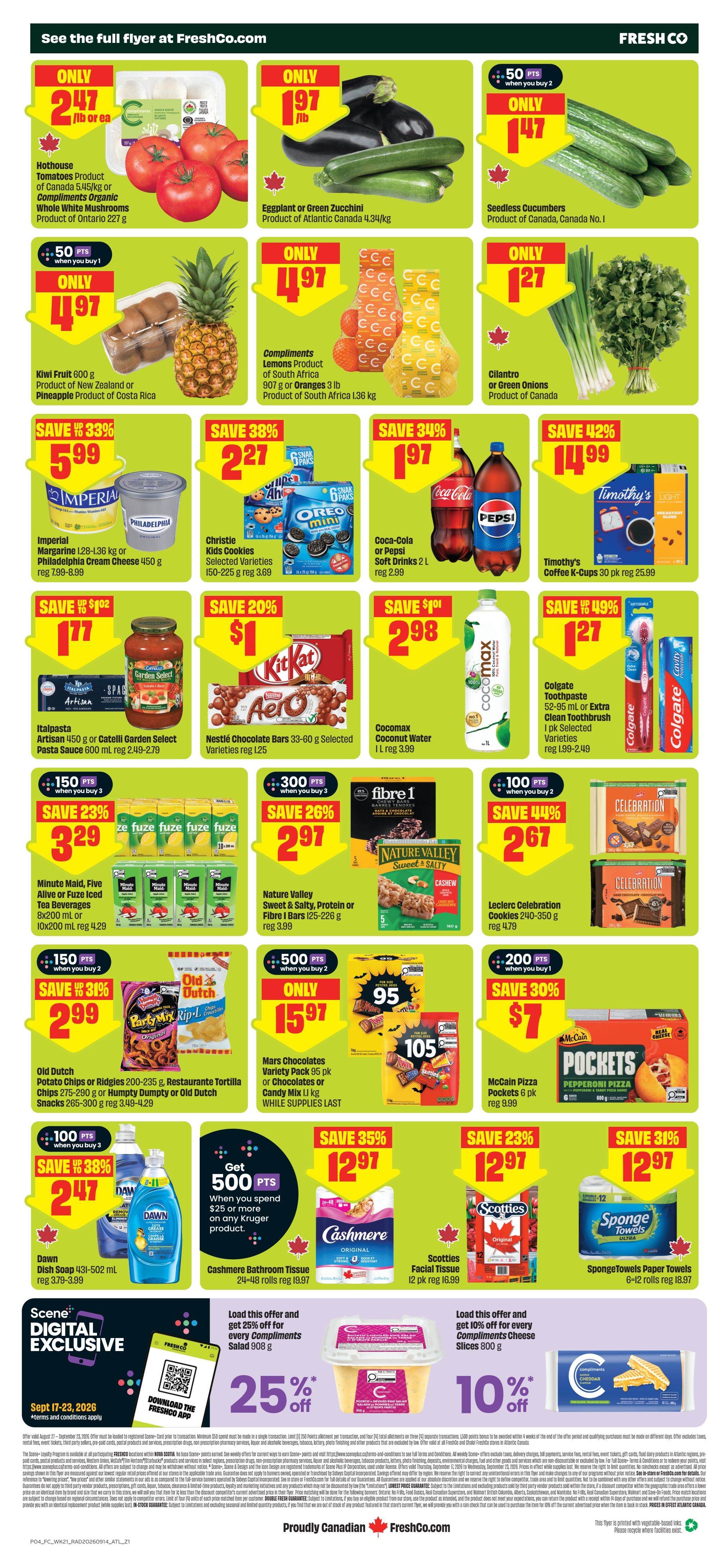 FreshCo (Atlantic) Flyer September 17 to 23