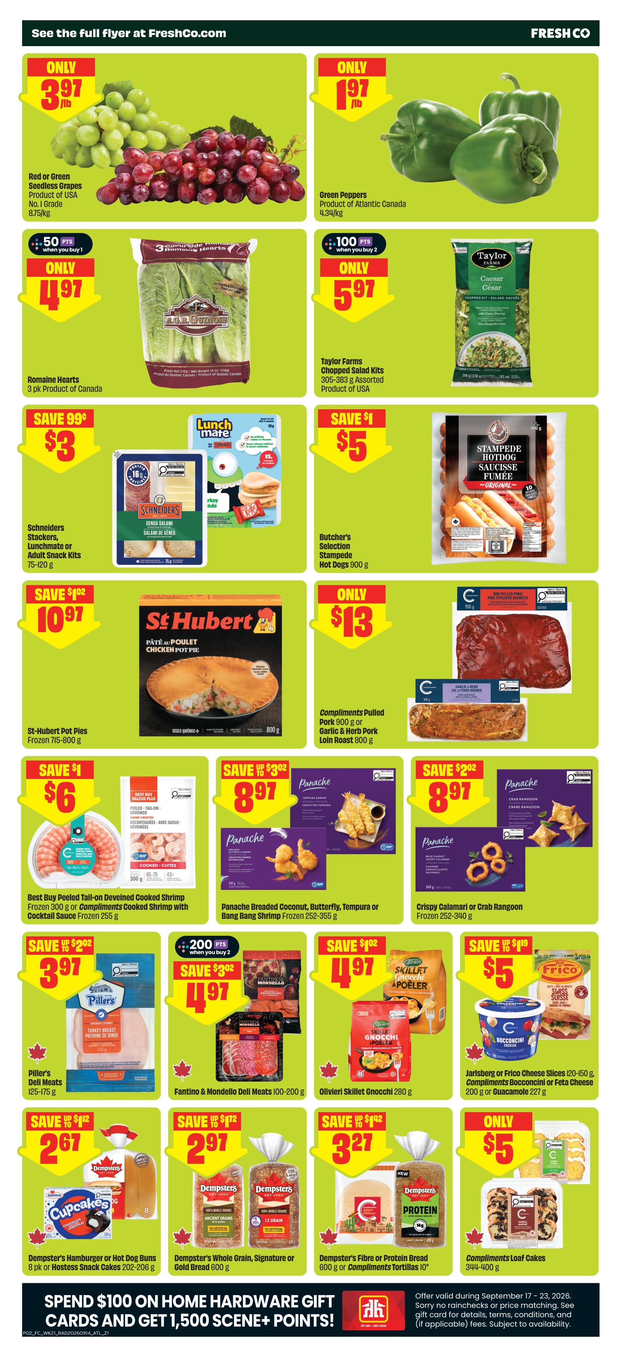 FreshCo (Atlantic) Flyer September 17 to 23