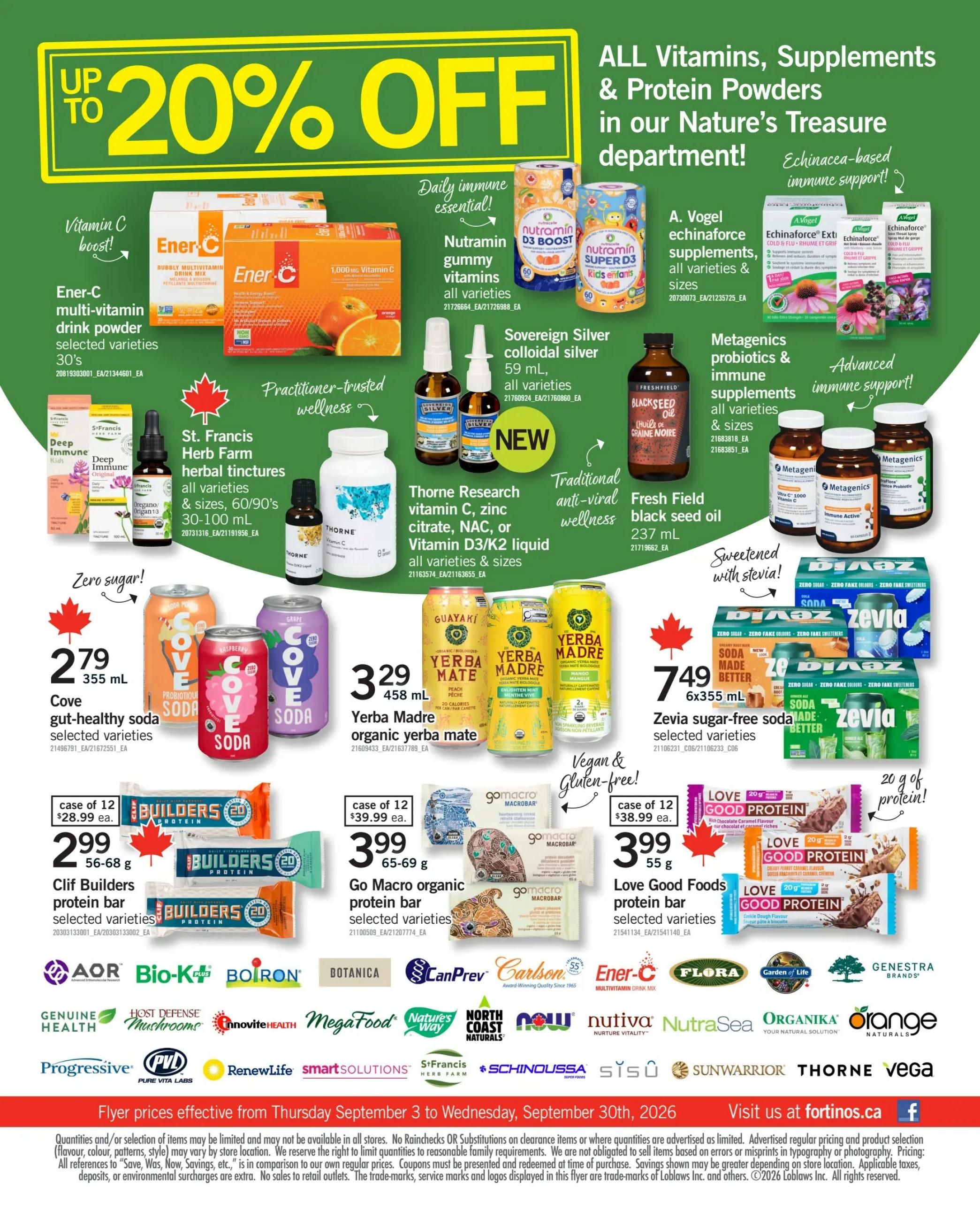 Fortinos Flyer September 17 to 23