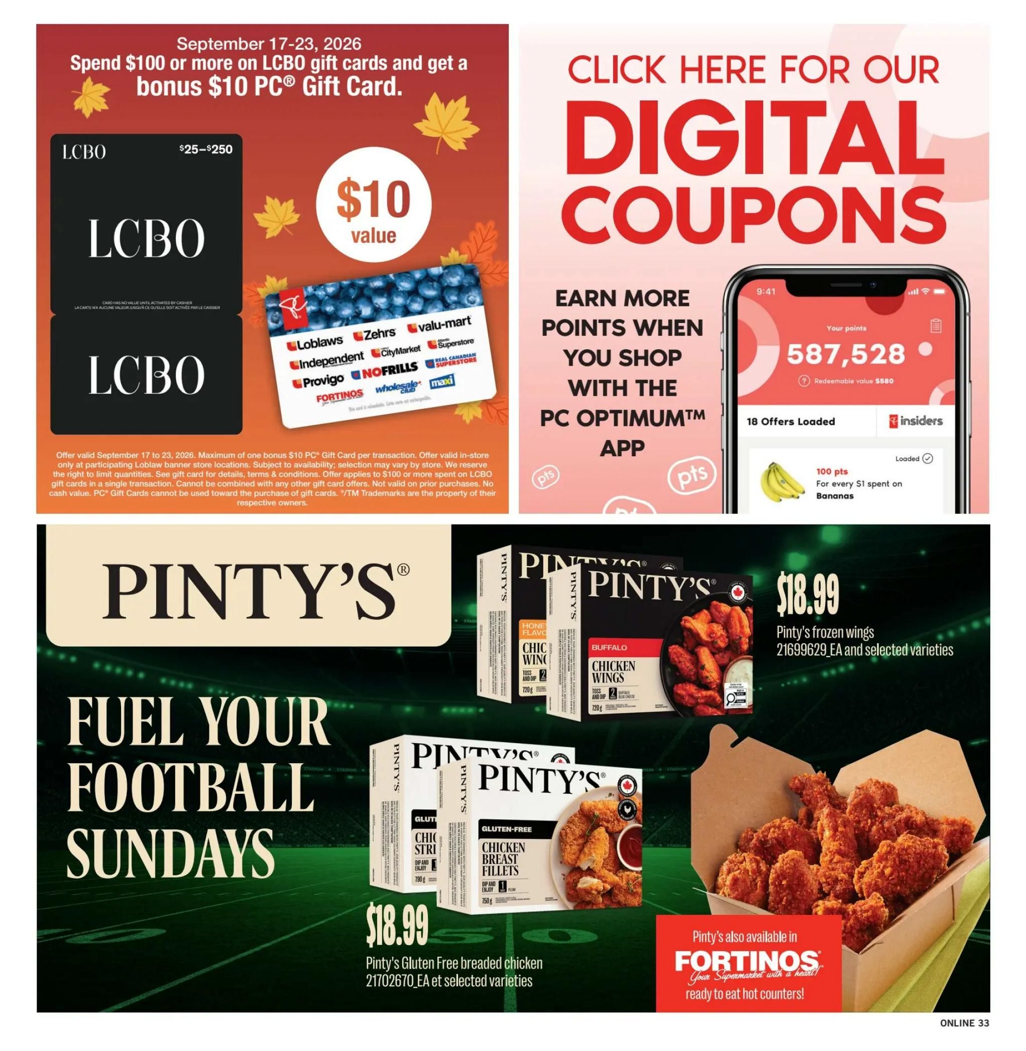 Fortinos Flyer September 17 to 23
