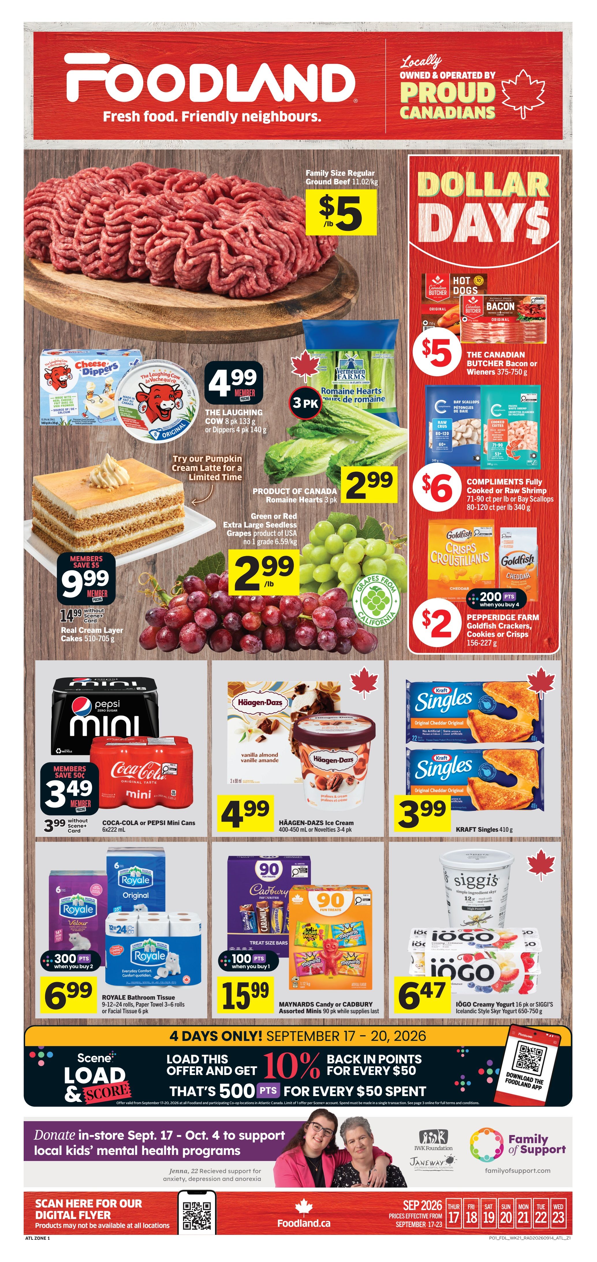 Foodland (Atlantic) Flyer September 17 to 23