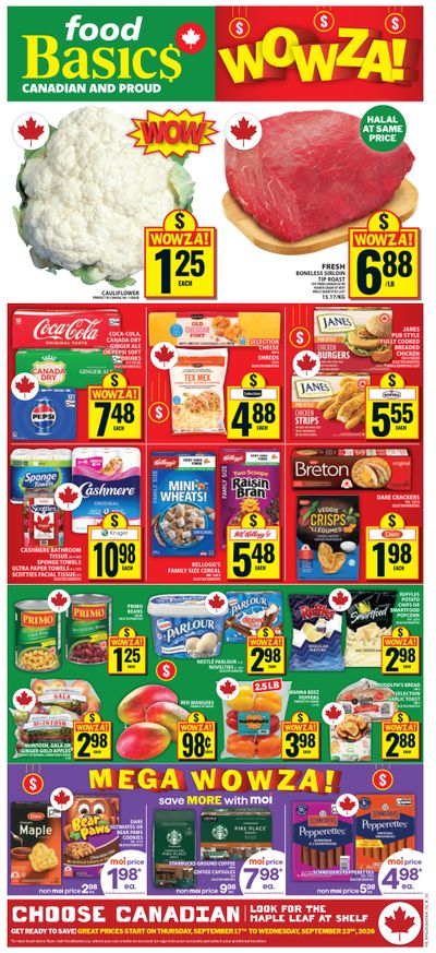 Food Basics Flyer September 17 to 23