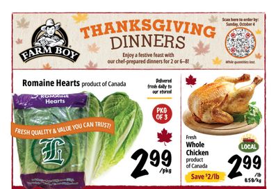 Farm Boy Flyer September 17 to 23