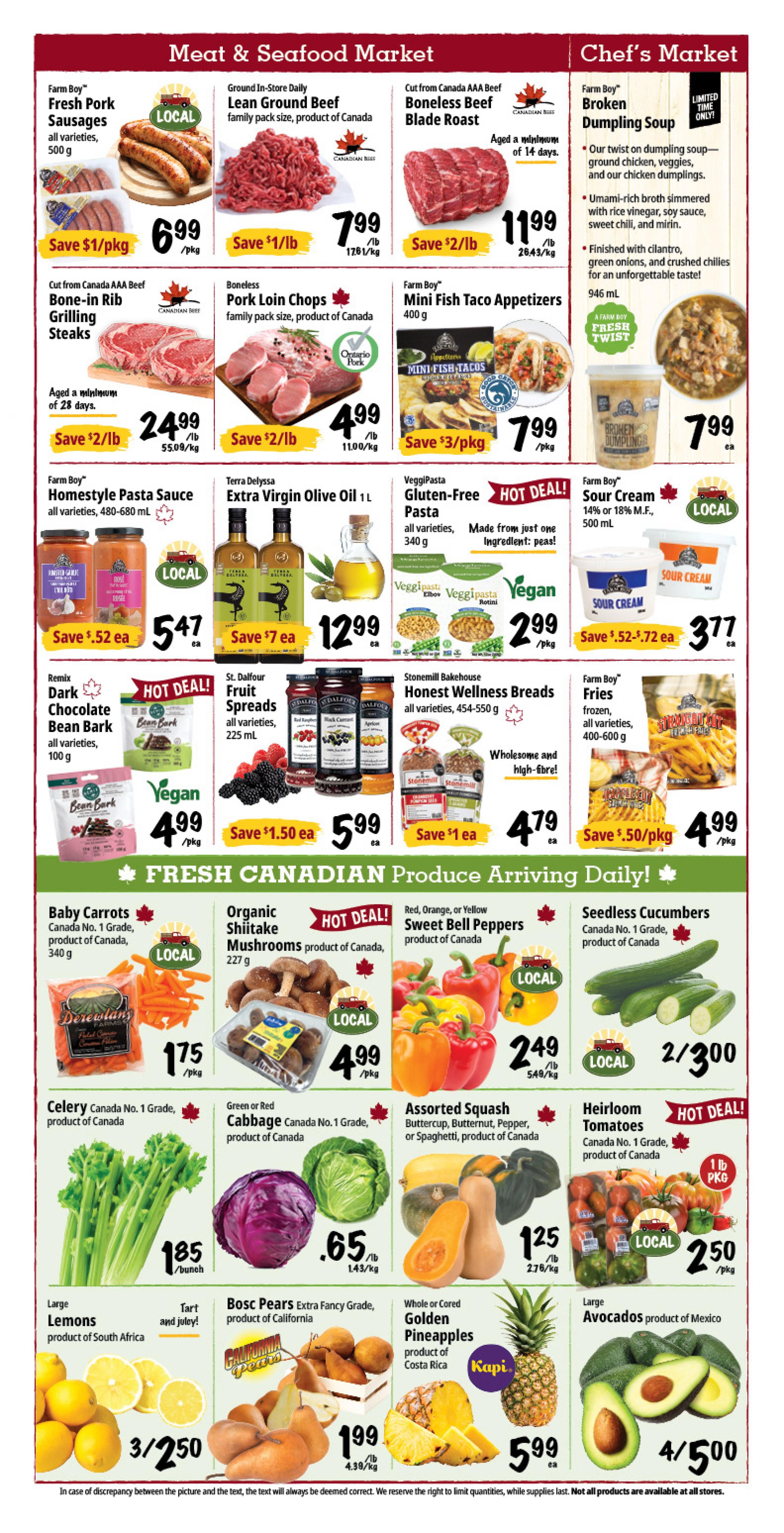 Farm Boy Flyer September 17 to 23