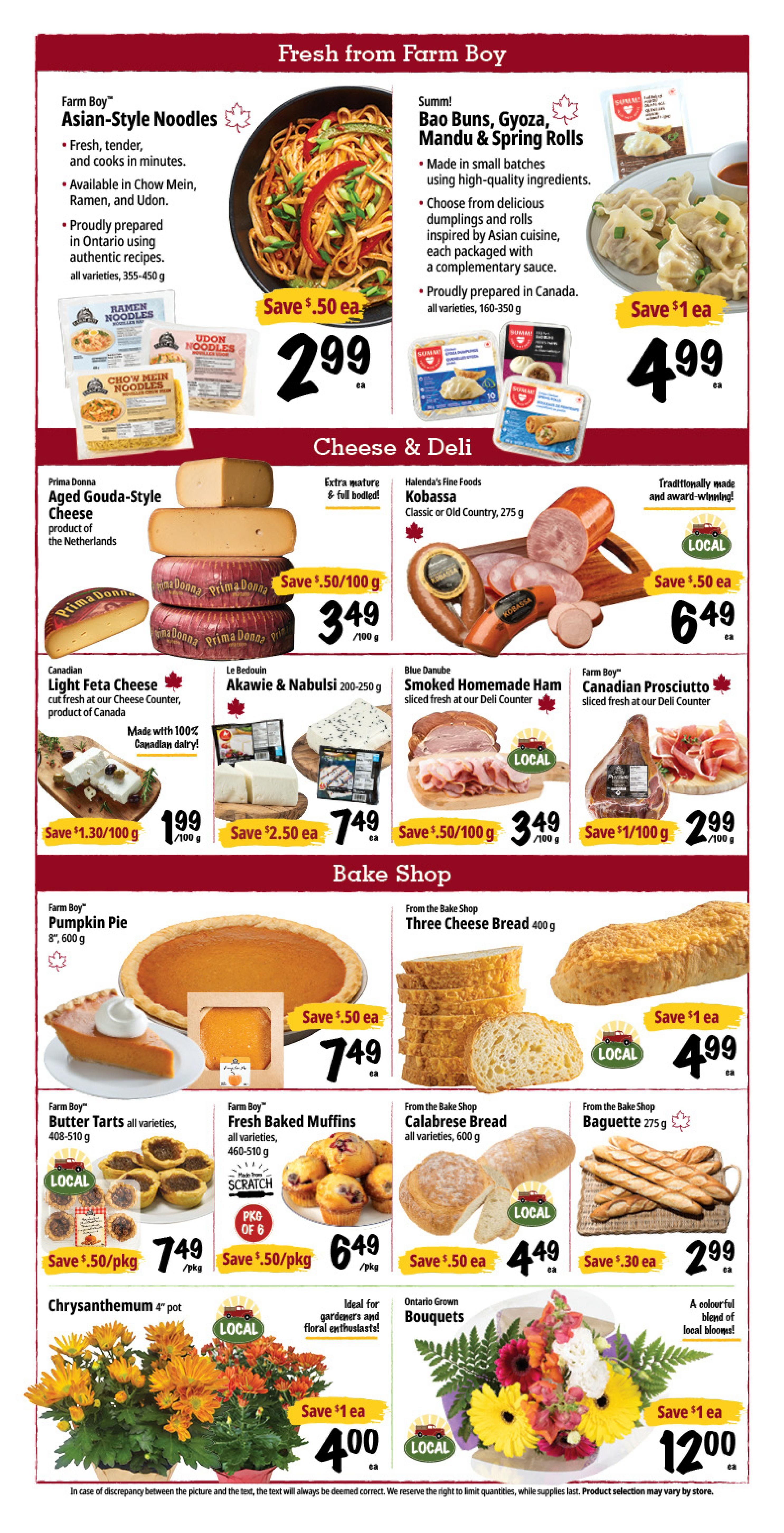 Farm Boy Flyer September 17 to 23