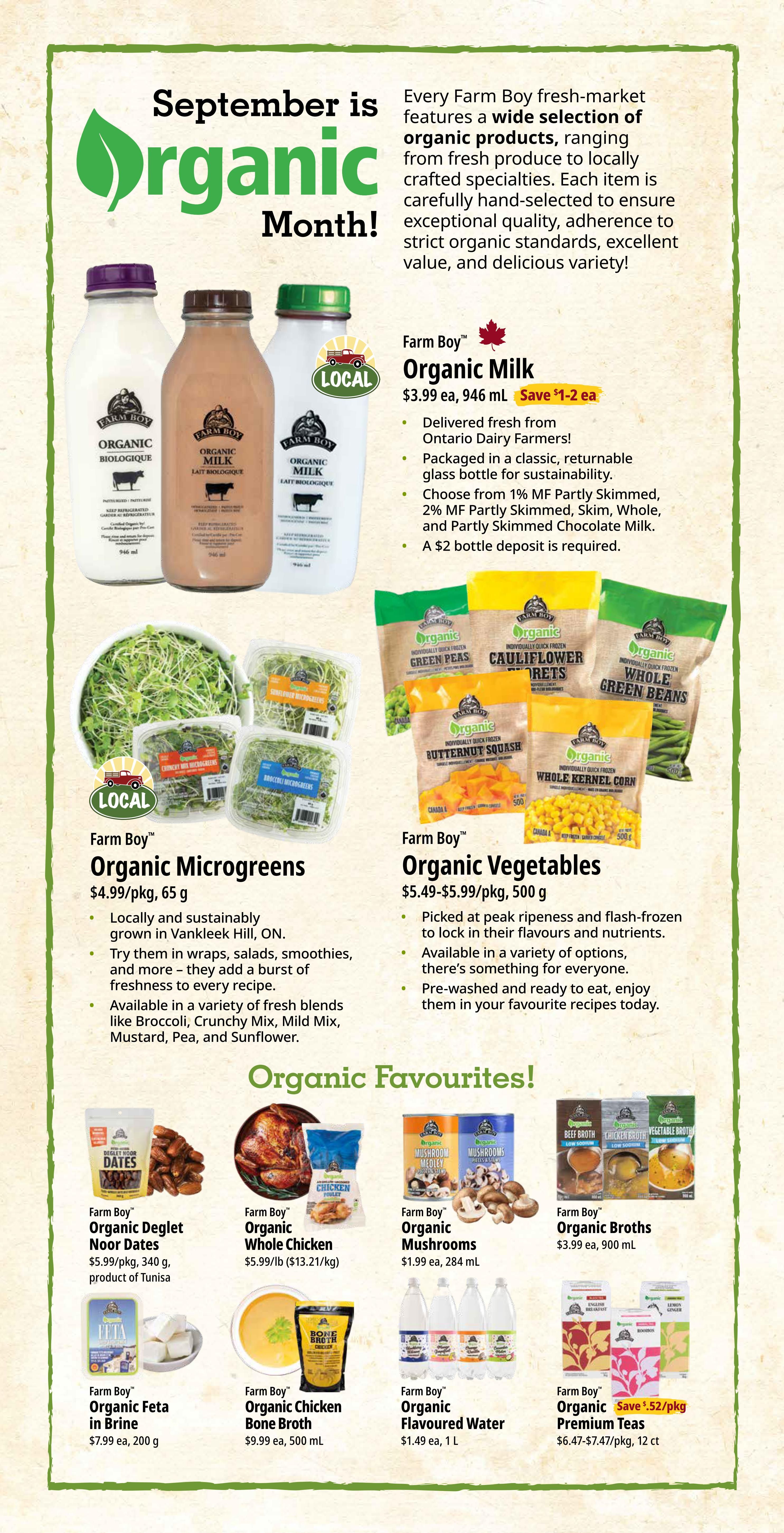 Farm Boy Flyer September 17 to 23