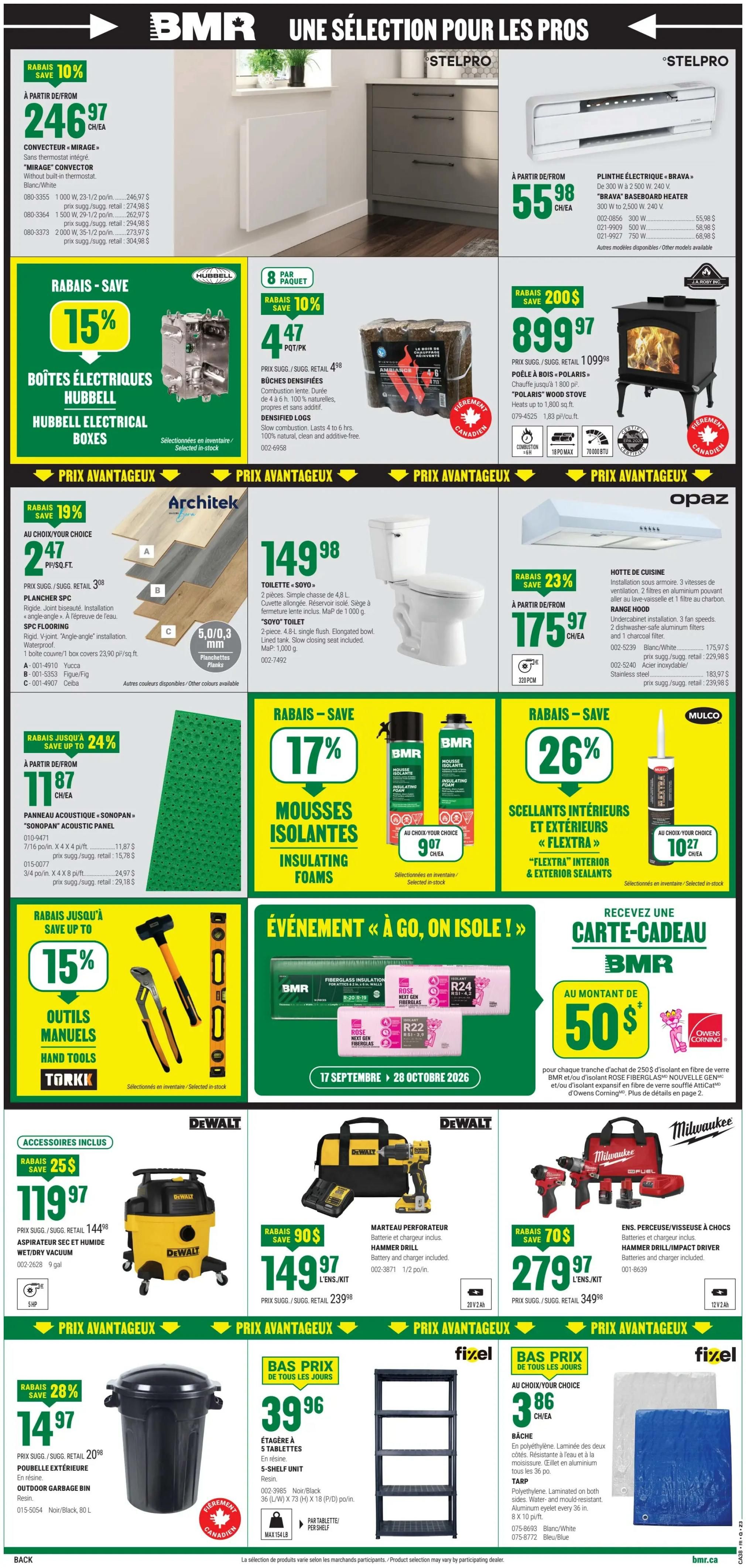 BMR Flyer September 17 to 23