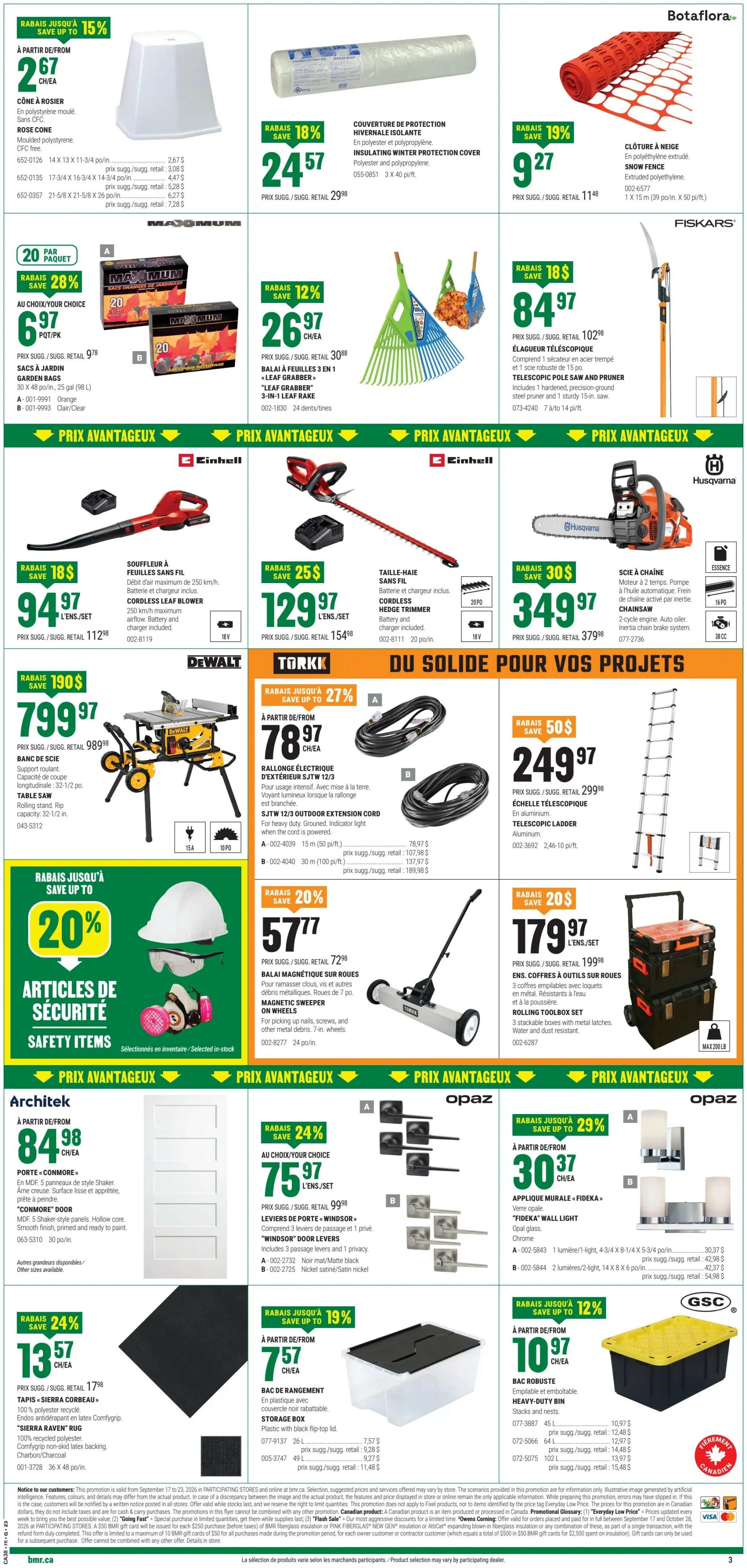 BMR Flyer September 17 to 23