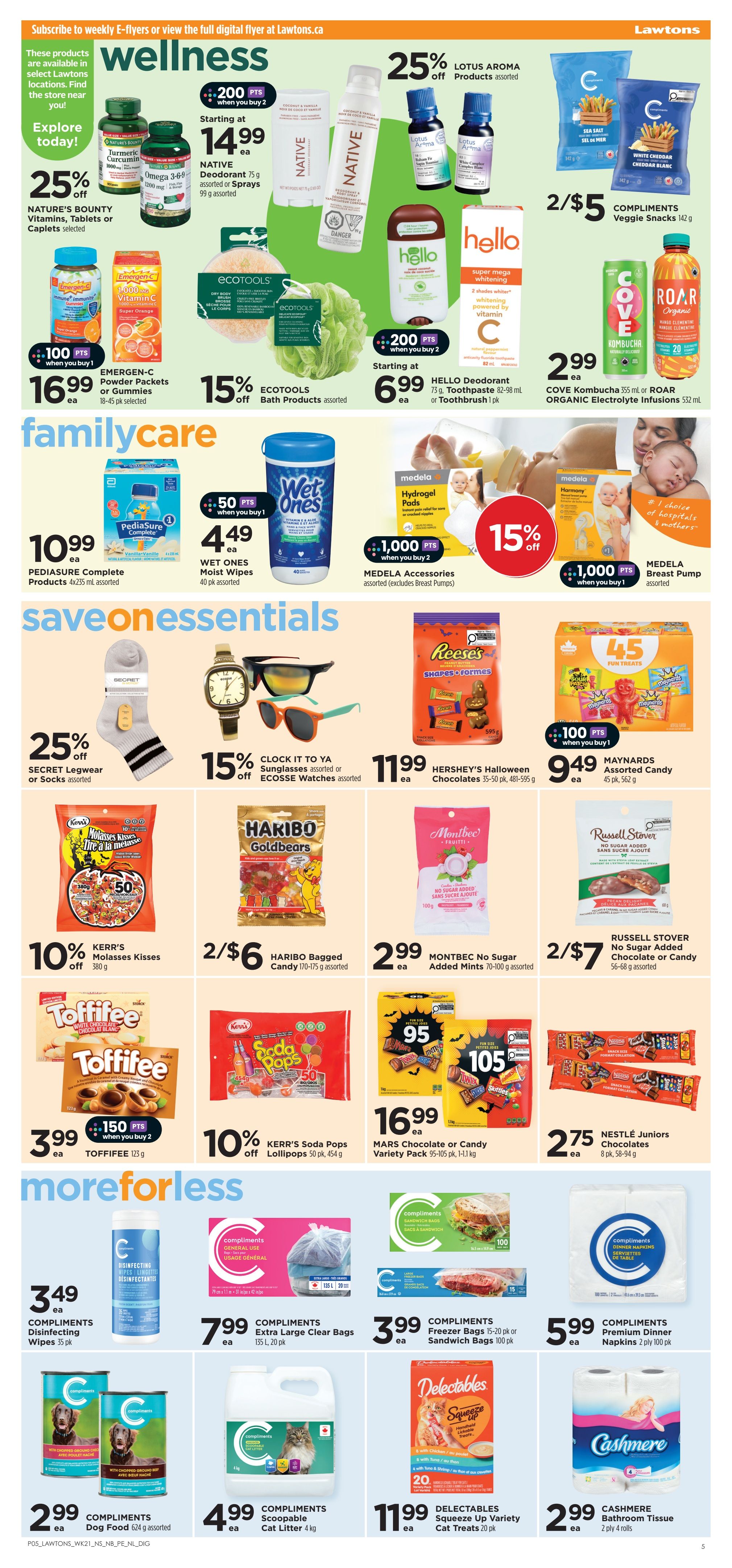 Lawtons Drugs (NB, NL) Flyer September 18 to 24