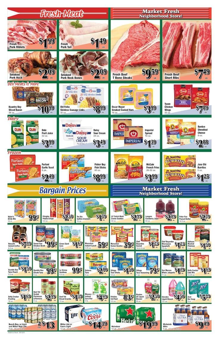 Watkins Supermarket Weekly Ad September 16 - 22, 2026