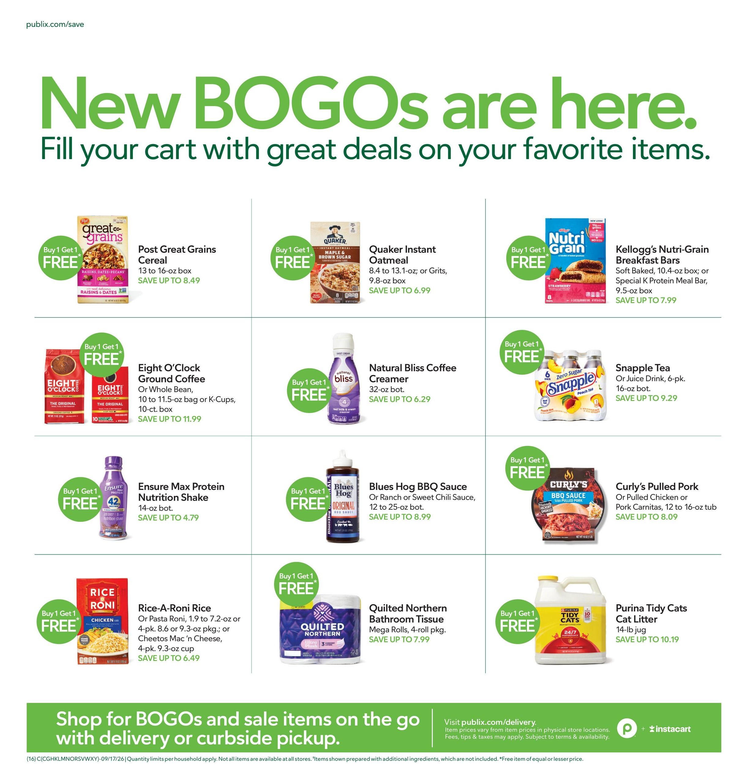 Publix (Blountville Area, TN) Weekly Ad September 16 - 22, 2026