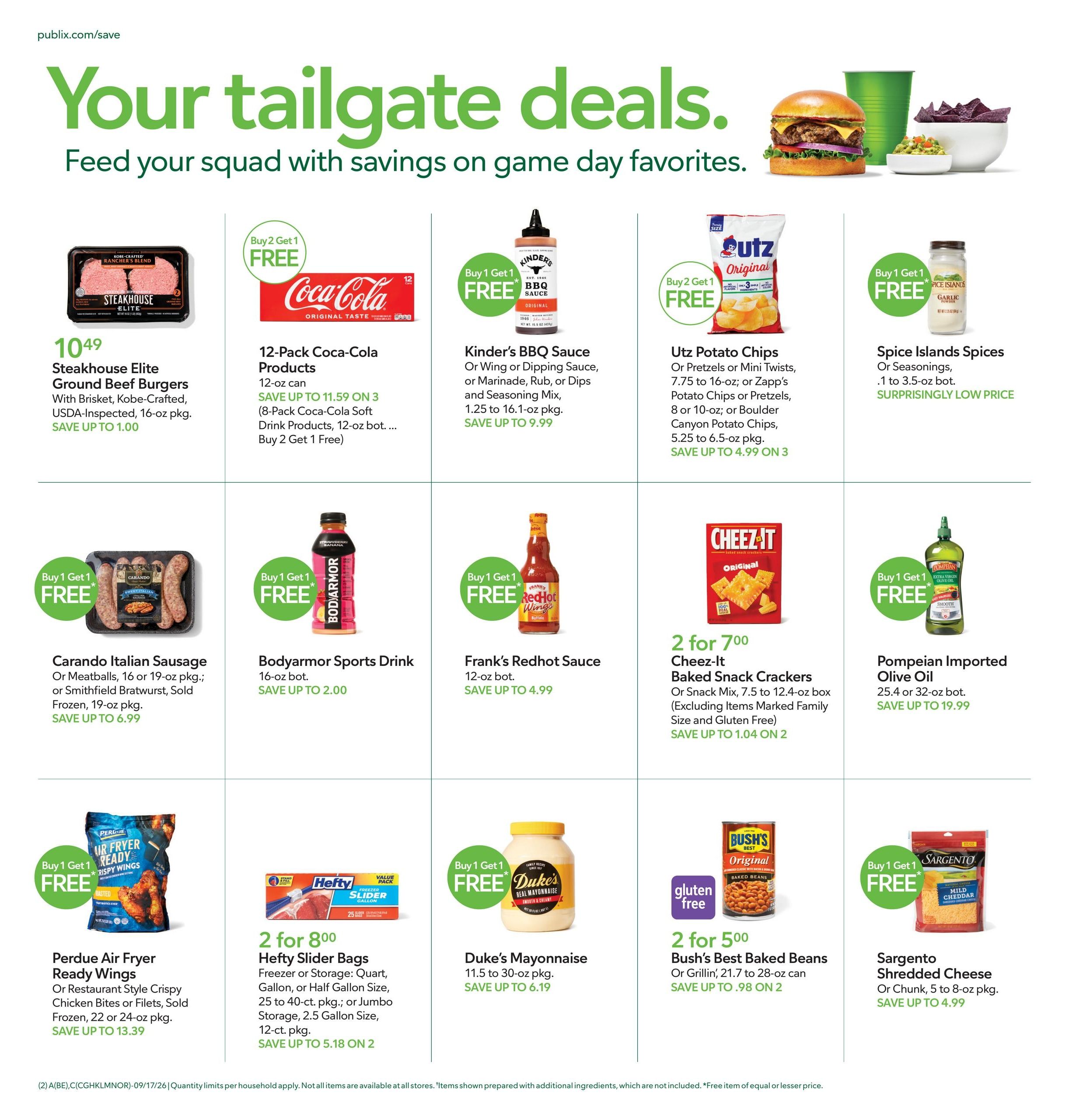 Publix (Blountville Area, TN) Weekly Ad September 16 - 22, 2026