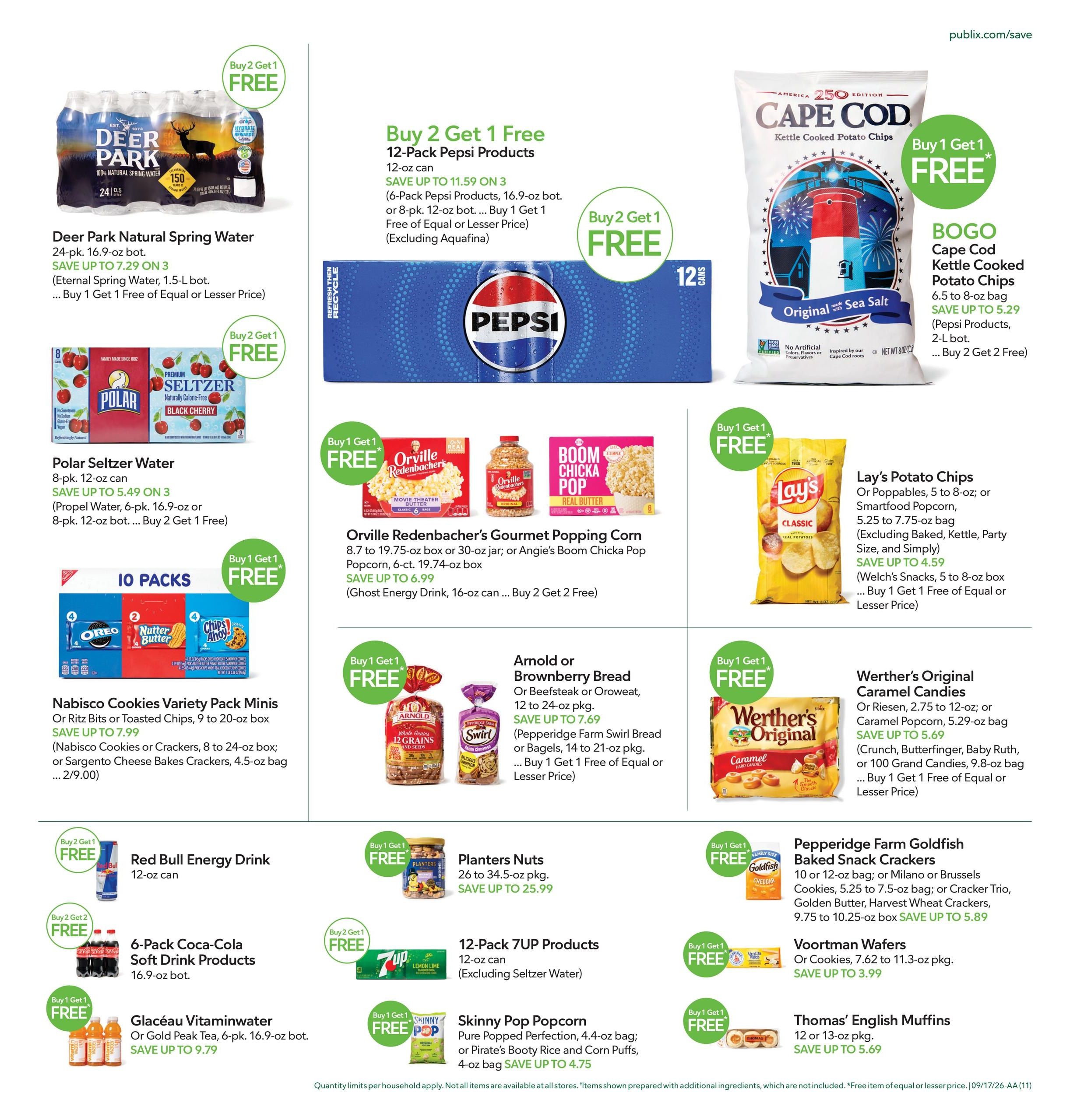 Publix (Centre Area, AL) Weekly Ad September 16 - 22, 2026