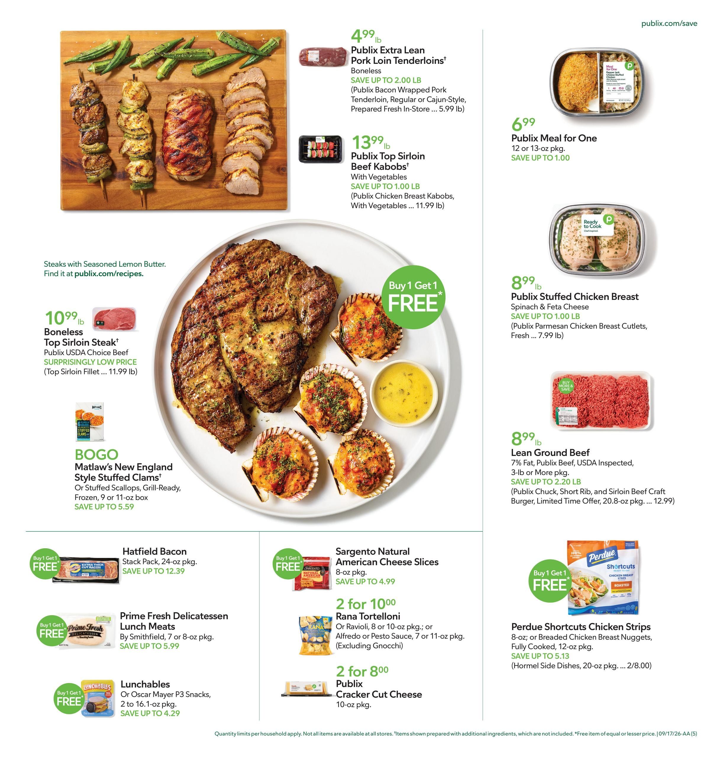 Publix (Centre Area, AL) Weekly Ad September 16 - 22, 2026