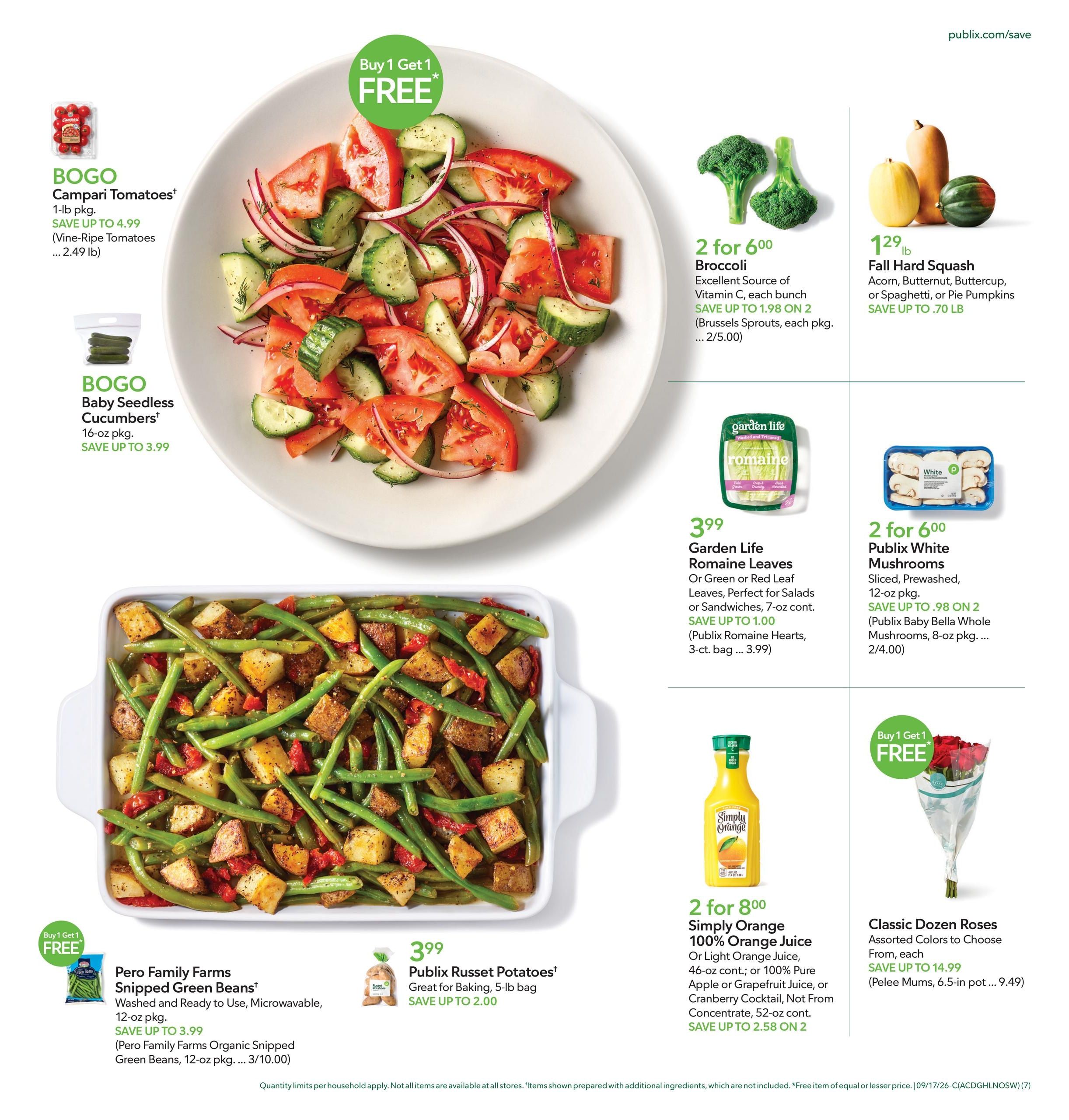 Publix (Charlotte Area, NC) Weekly Ad September 16 - 22, 2026