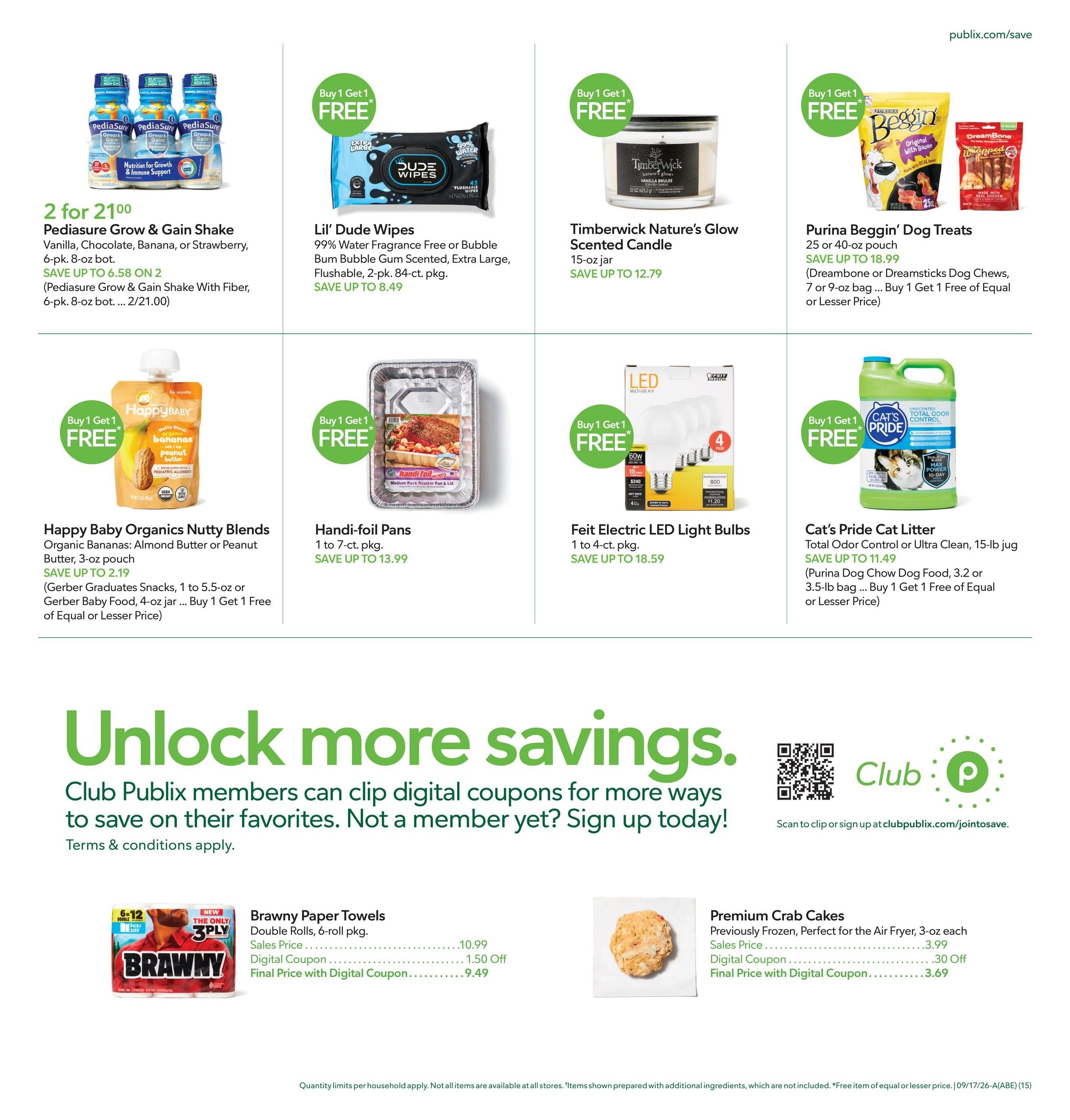 Publix (Eastman-Macon Area, GA) Weekly Ad September 16 - 22, 2026