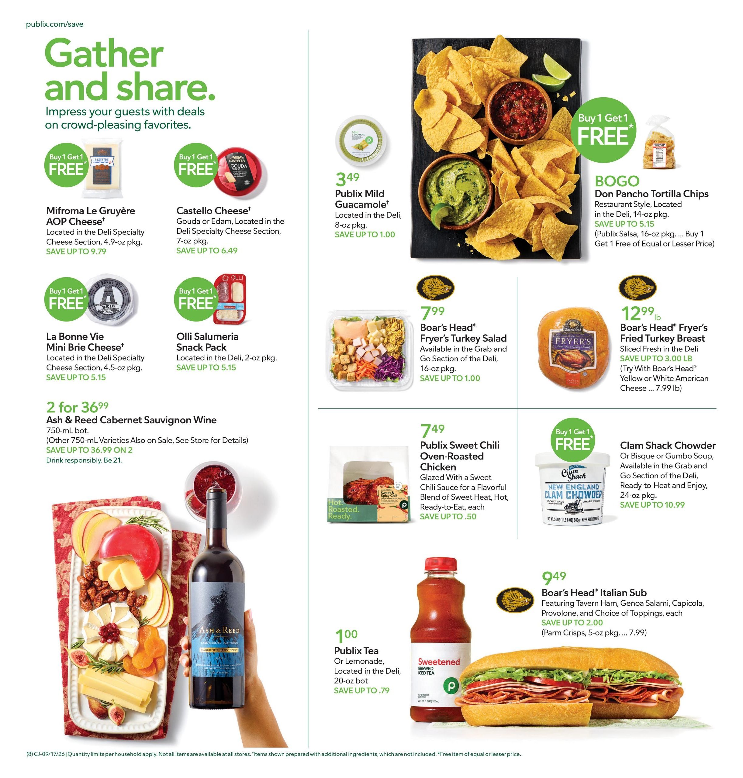 Publix (Newport Area, NC) Weekly Ad September 16 - 22, 2026