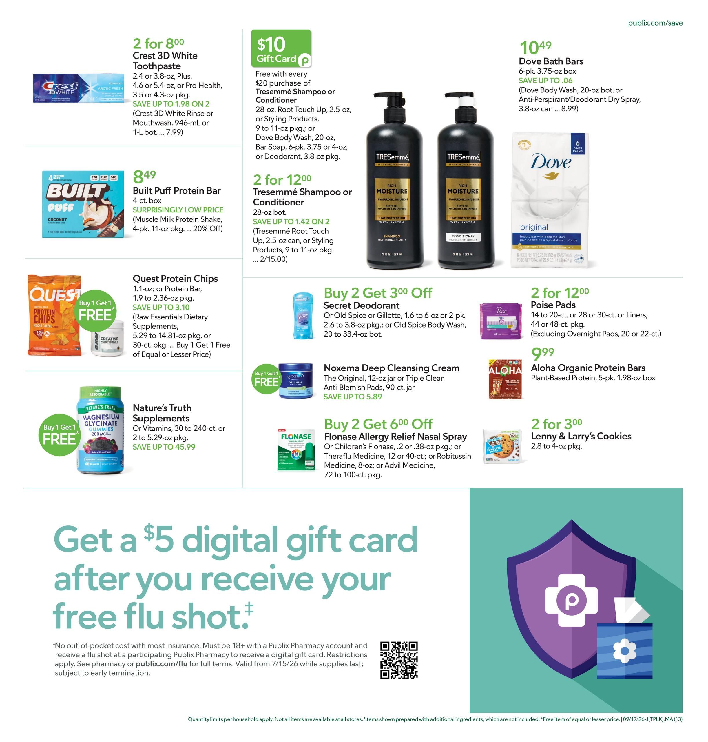 Publix (Pensacola Area, FL) Weekly Ad September 16 - 22, 2026