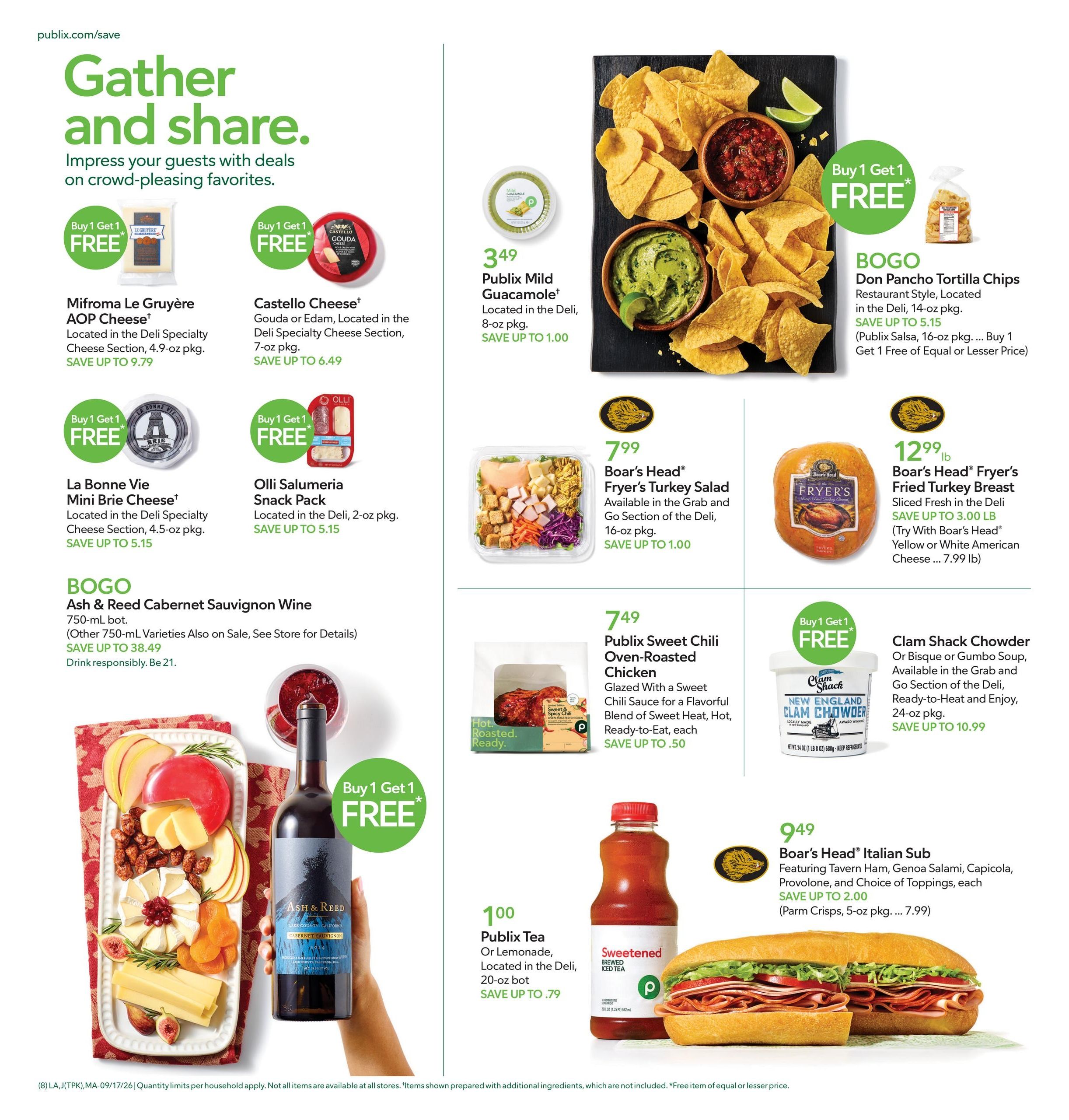 Publix (Pensacola Area, FL) Weekly Ad September 16 - 22, 2026