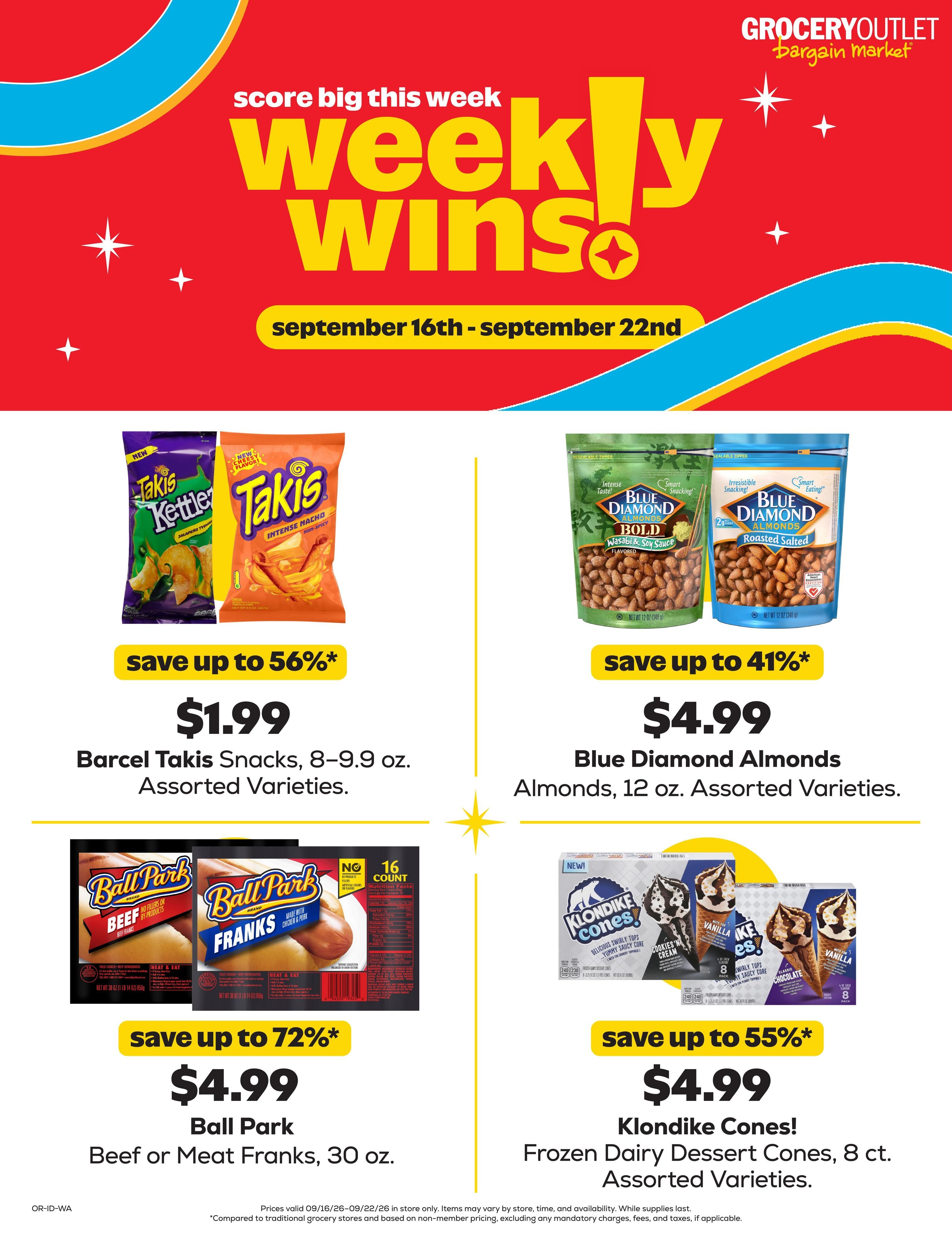 Grocery Outlet (Okanogan Area, WA) Weekly Ad September 16 - 22, 2026