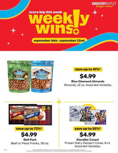 Grocery Outlet (Santa Clarita Area, CA) Weekly Ad September 16 - 22, 2026