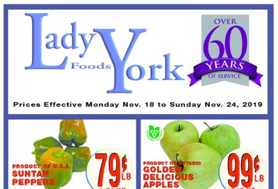 Lady York Foods Flyer November 18 to 24